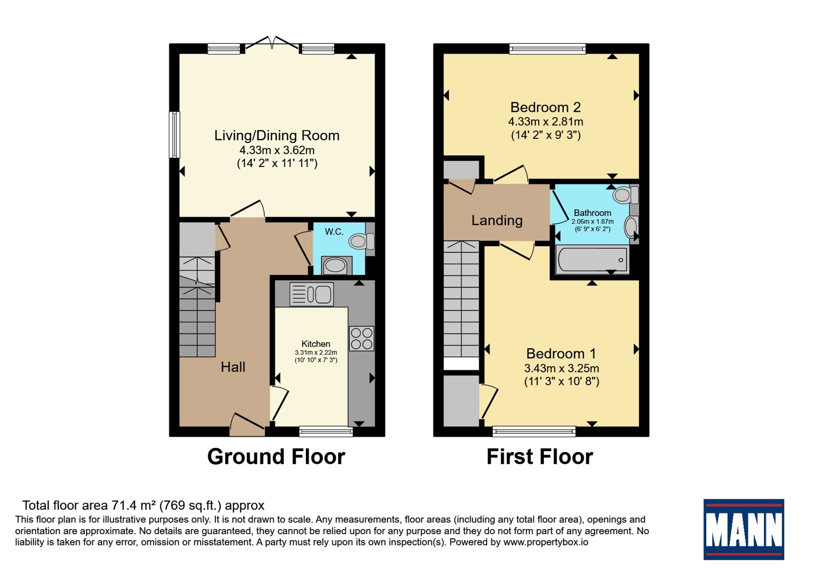 14, Keepers Cottage Lane, Rochester floorplan