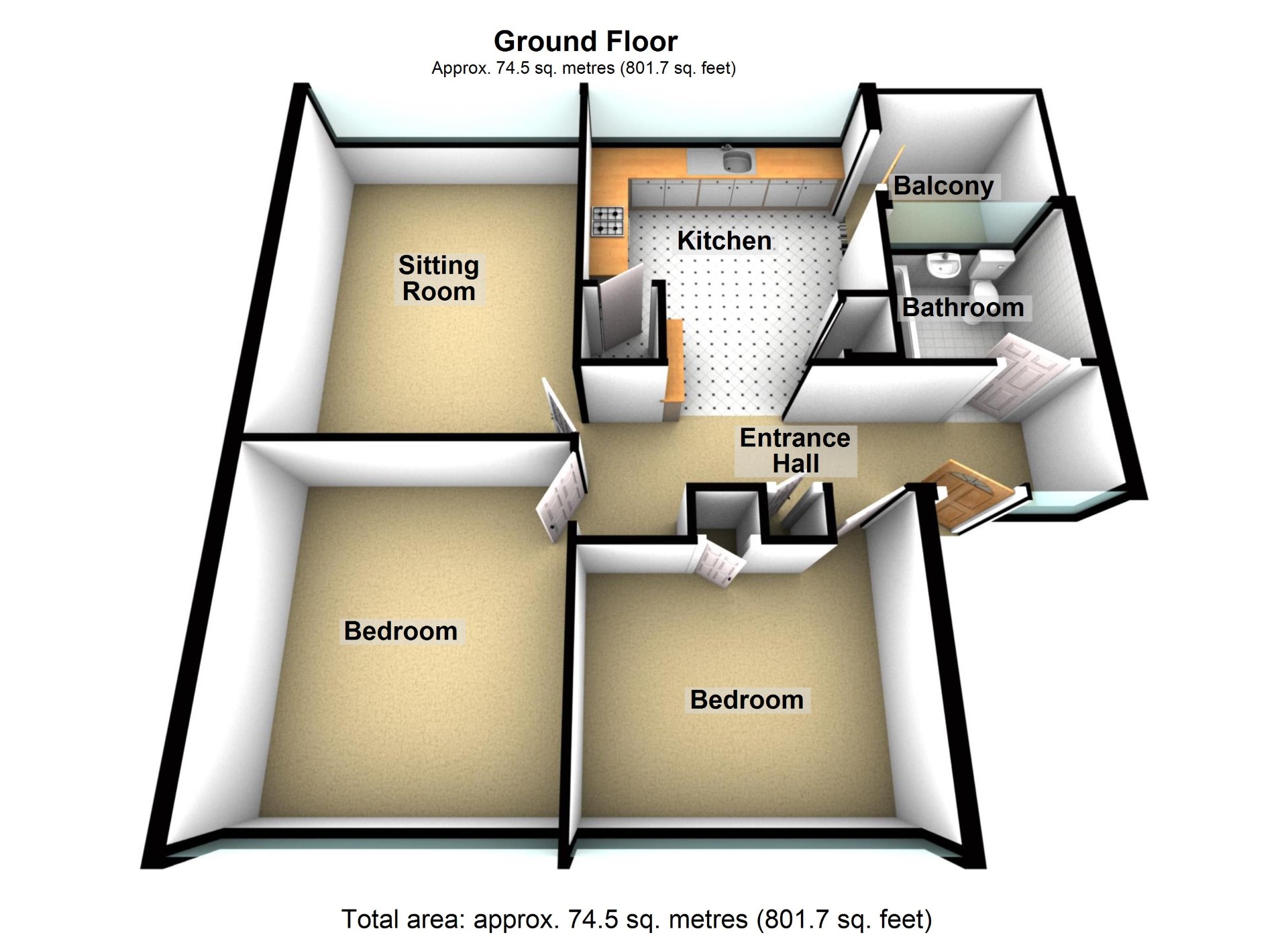 94, Kenilworth Court, Coventry floorplan