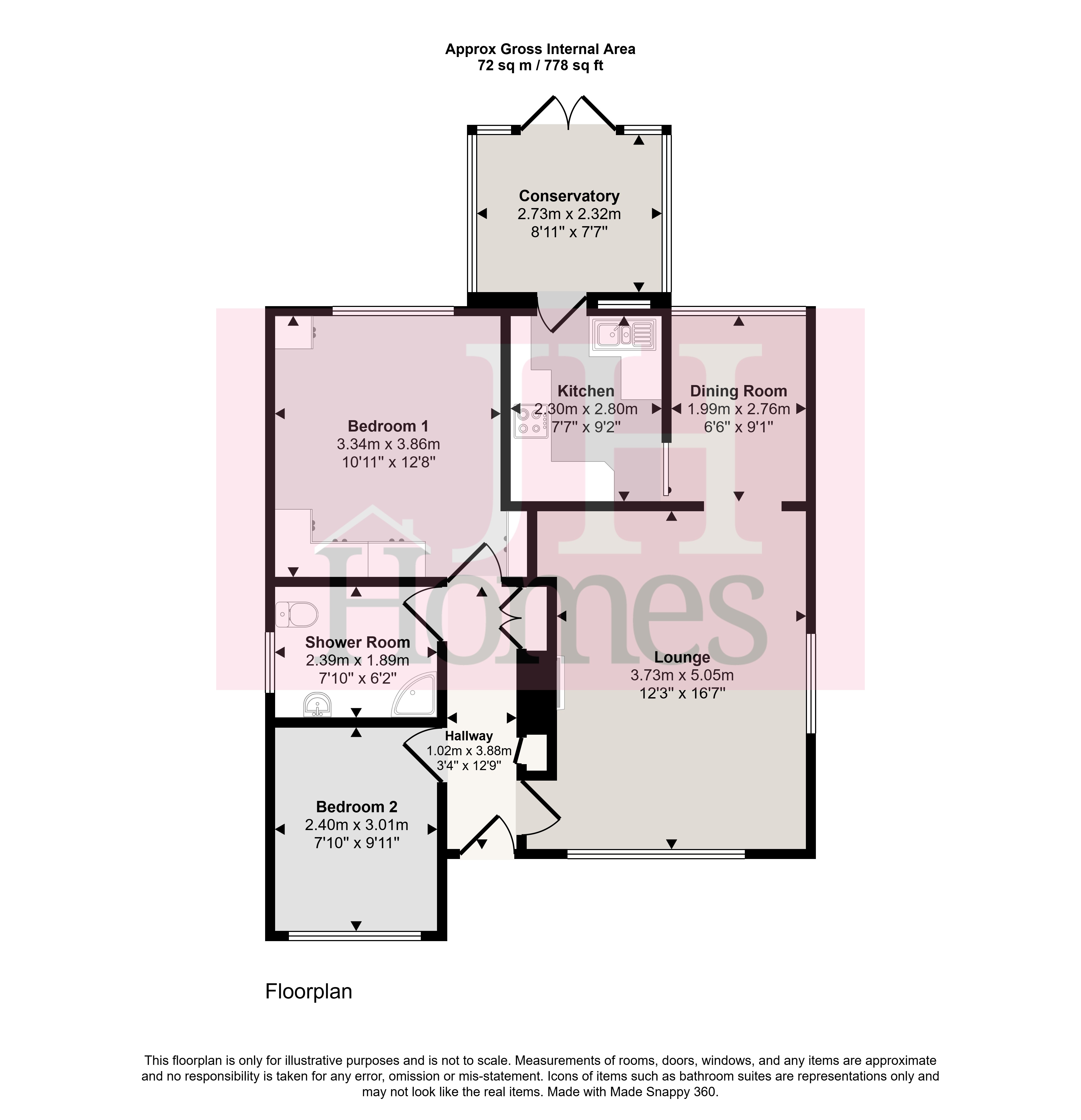 21, Minster Lane, Barrow-in-Furness floorplan