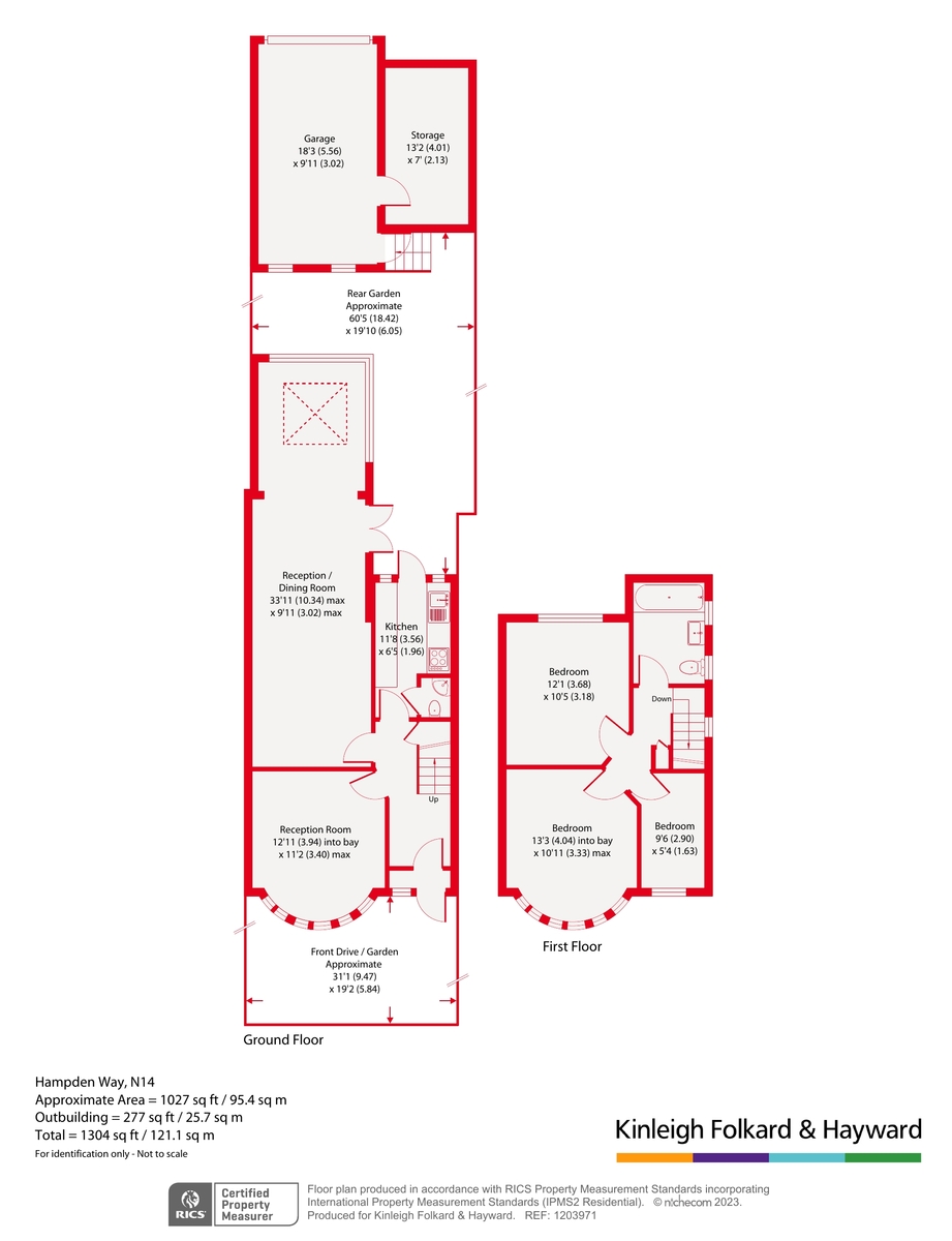 Hampden Way, Southgate, London, N14 floorplan