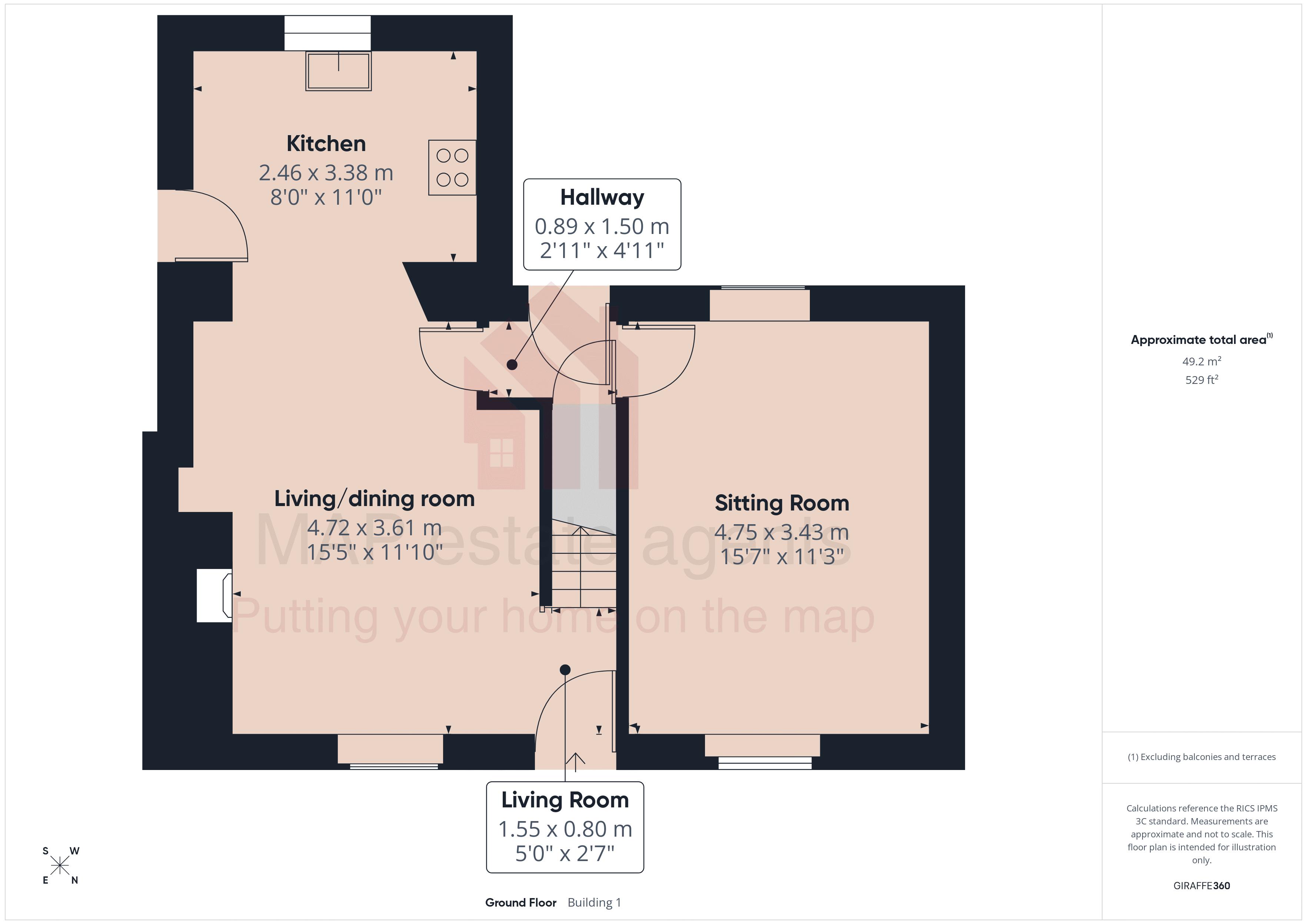Helland Villa, Penryn floorplan