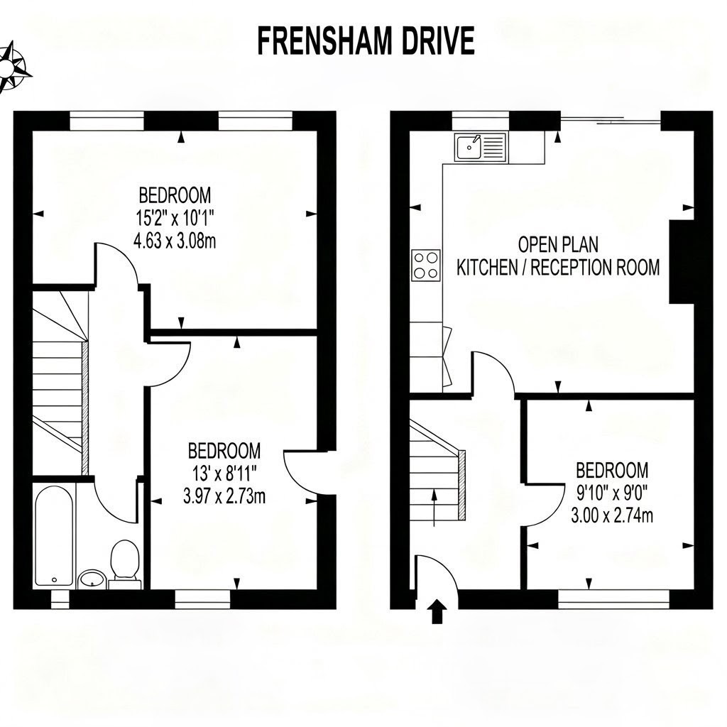 168 Frensham Drive, London floorplan