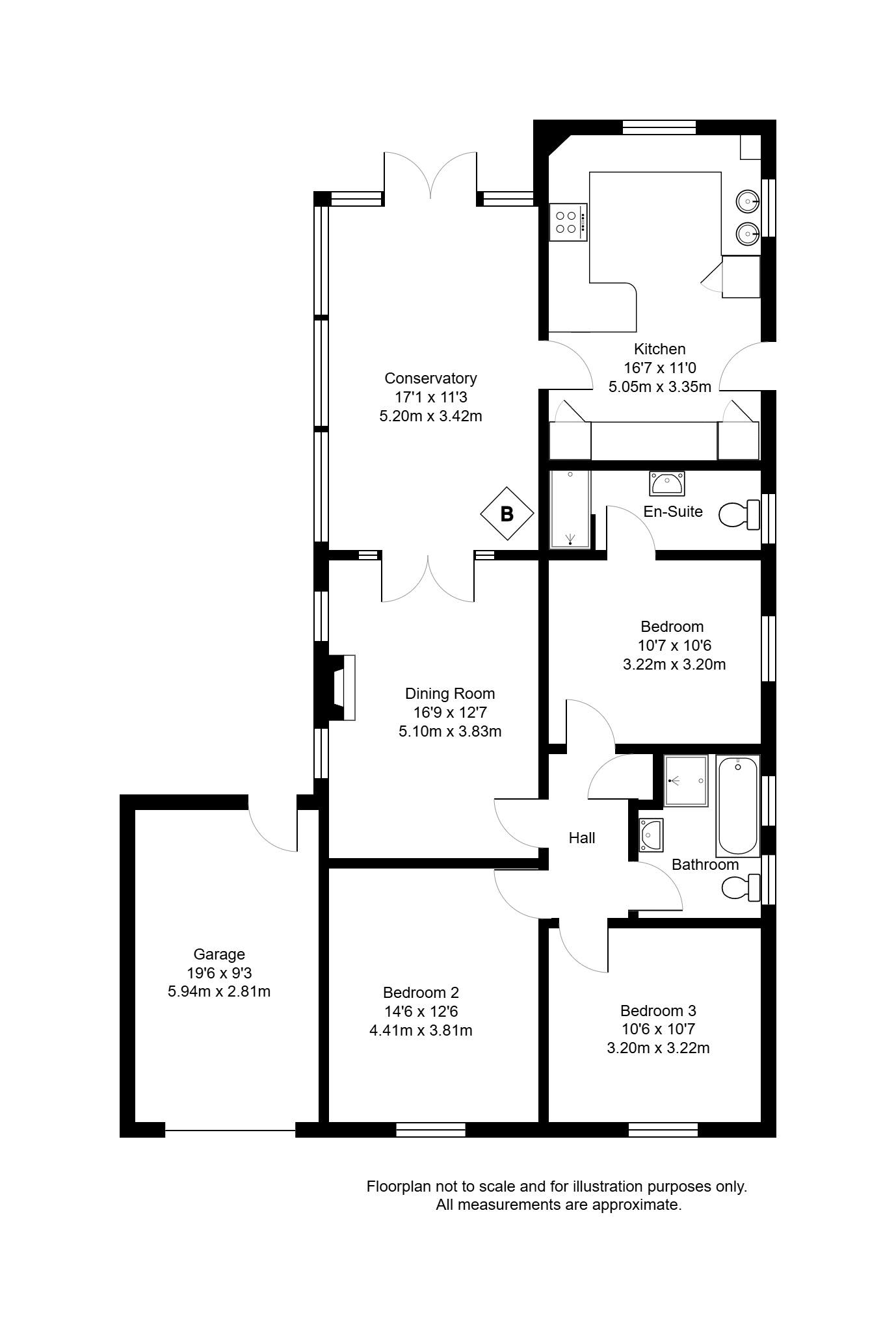 6, Birch Close, Tonbridge floorplan