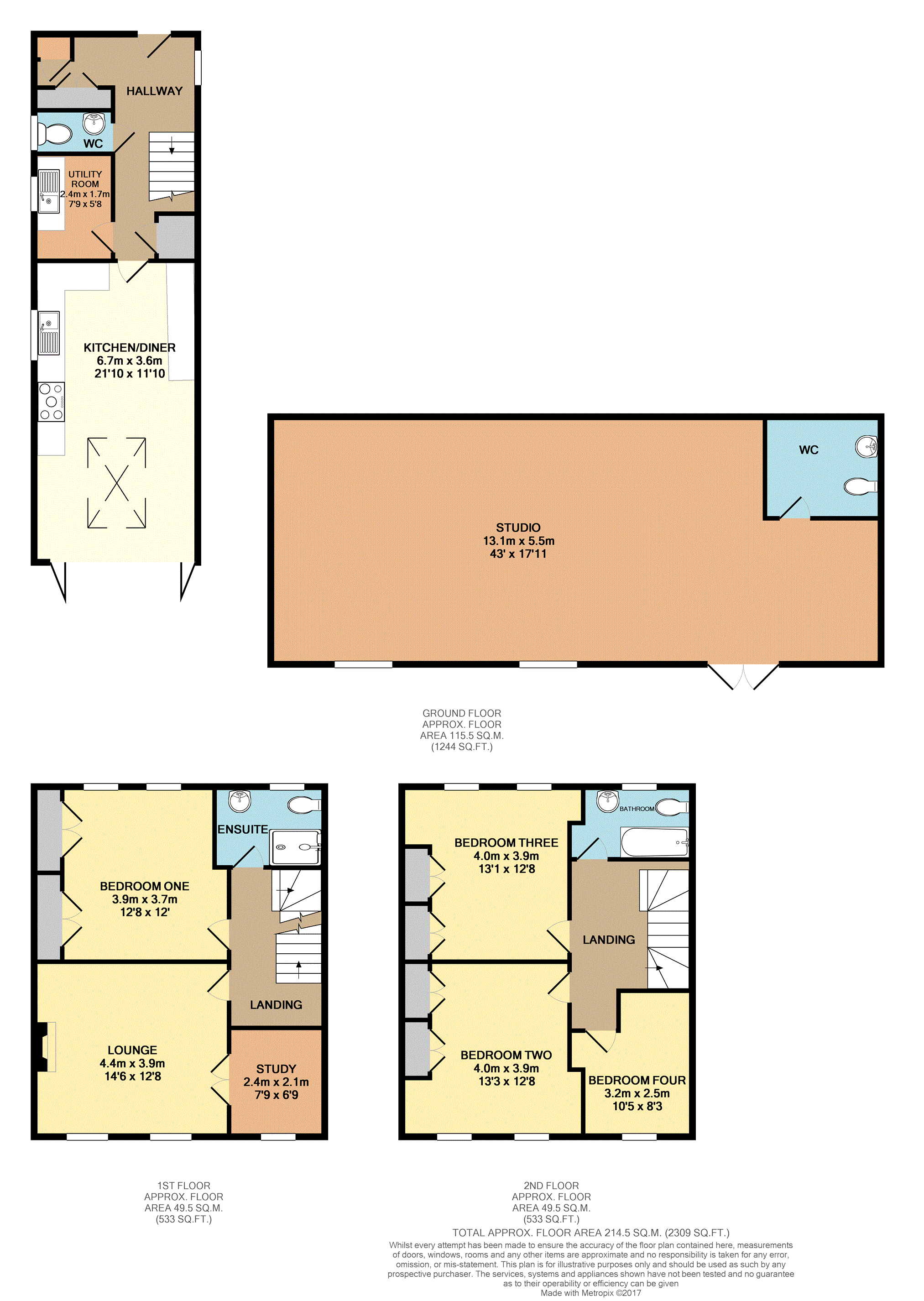 4 Bedrooms Town house for sale in High Street, Brackley NN13