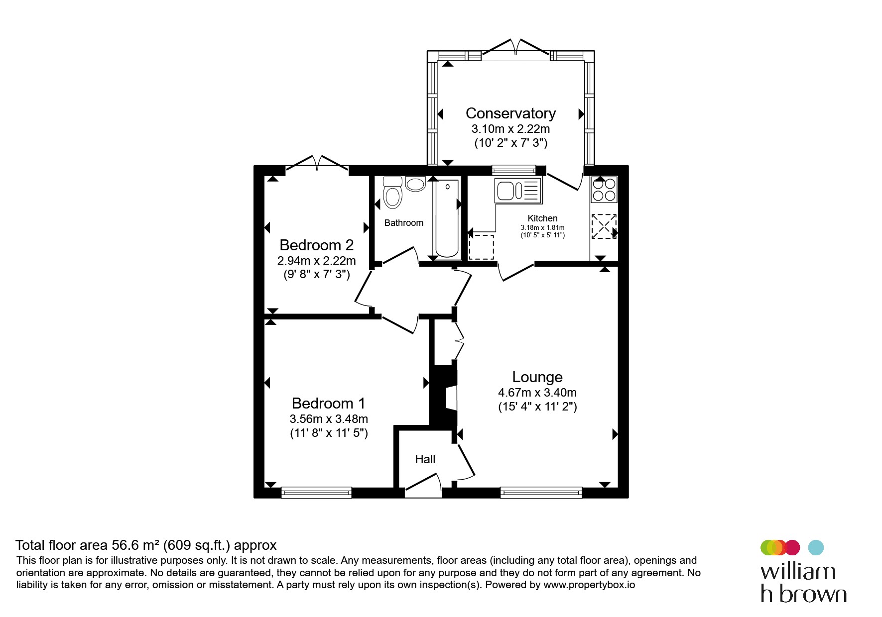 3, Primrose Square, Dereham floorplan