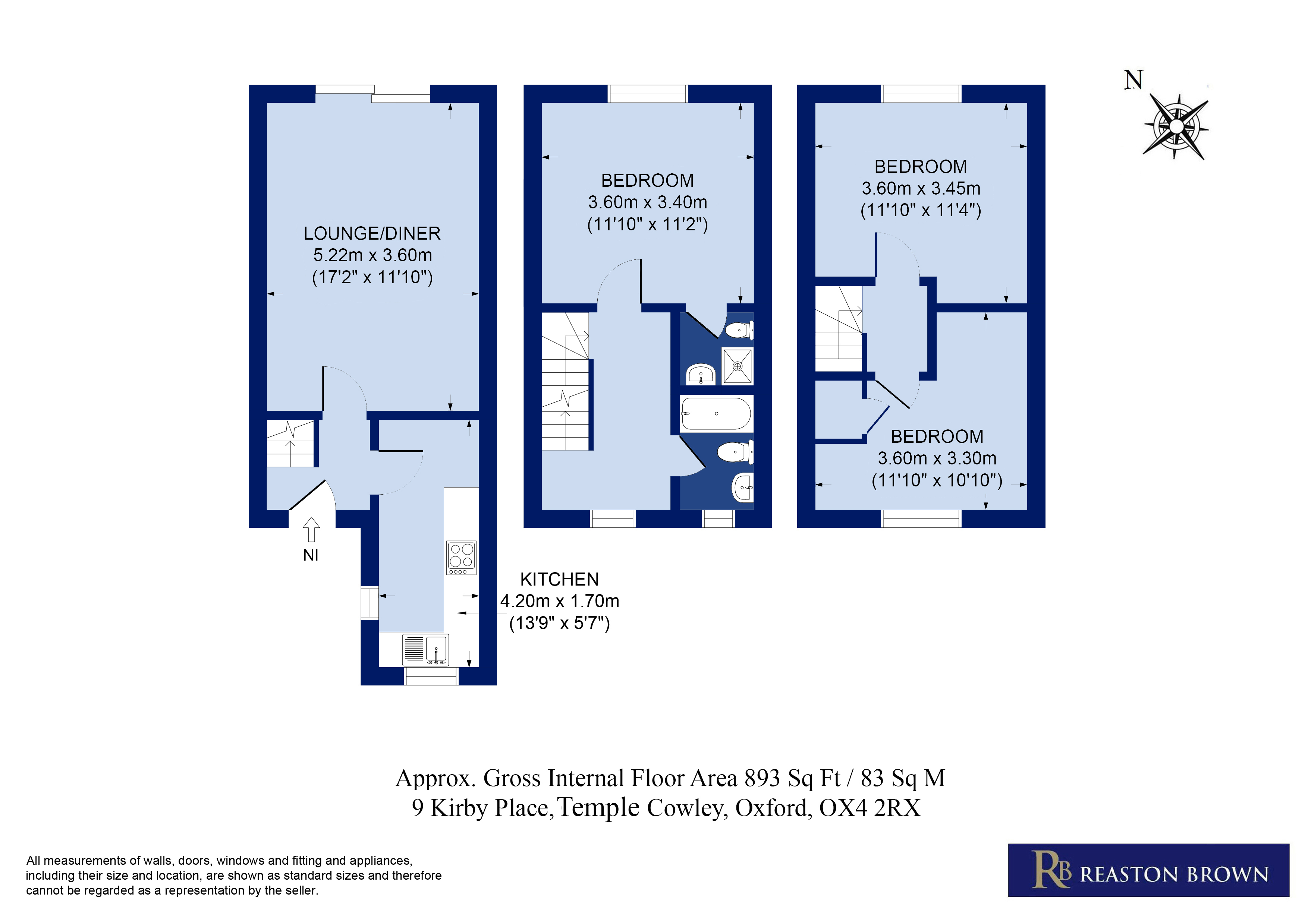 -, Kirby Place, Oxford floorplan