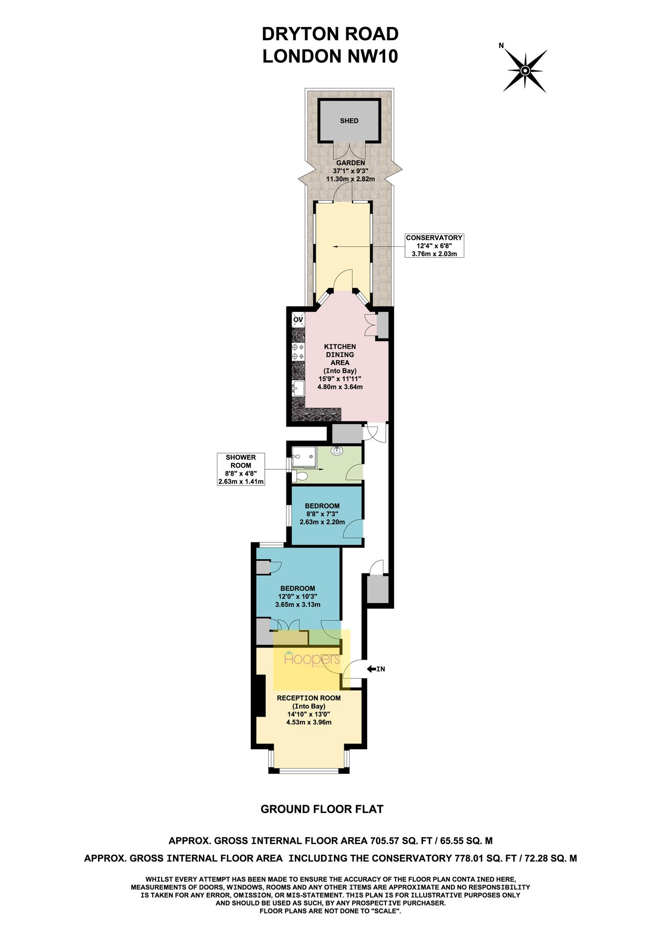 67, Drayton Road, London floorplan