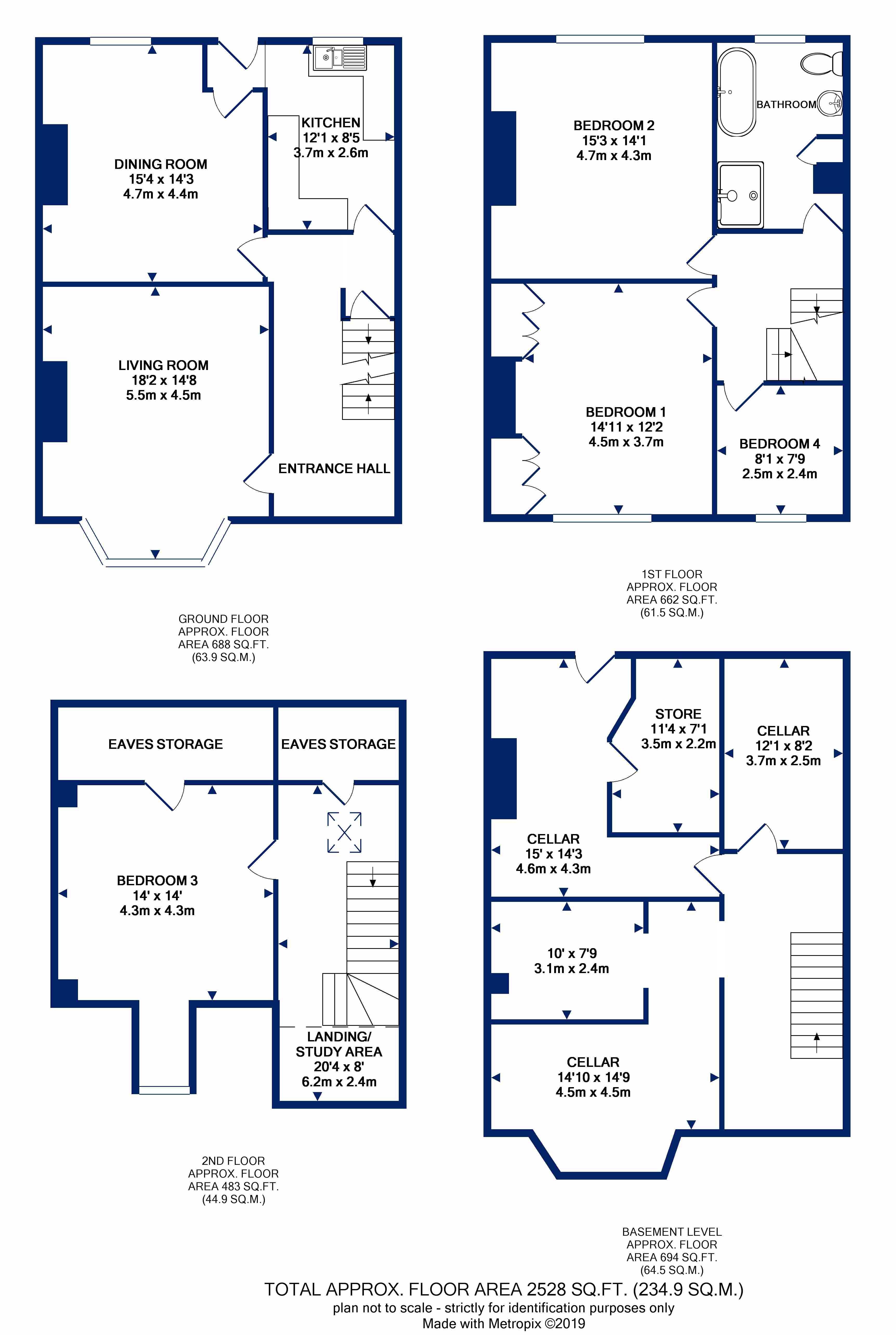 17, New Street, West Yorkshire floorplan