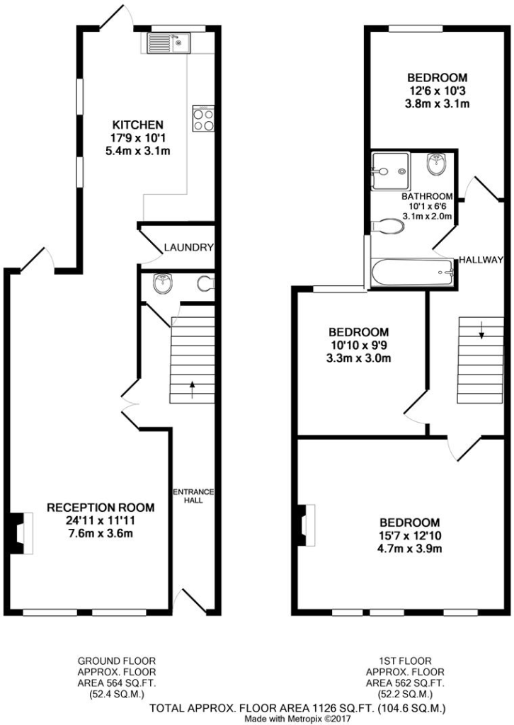 46, Seymour Gardens, Twickenham floorplan