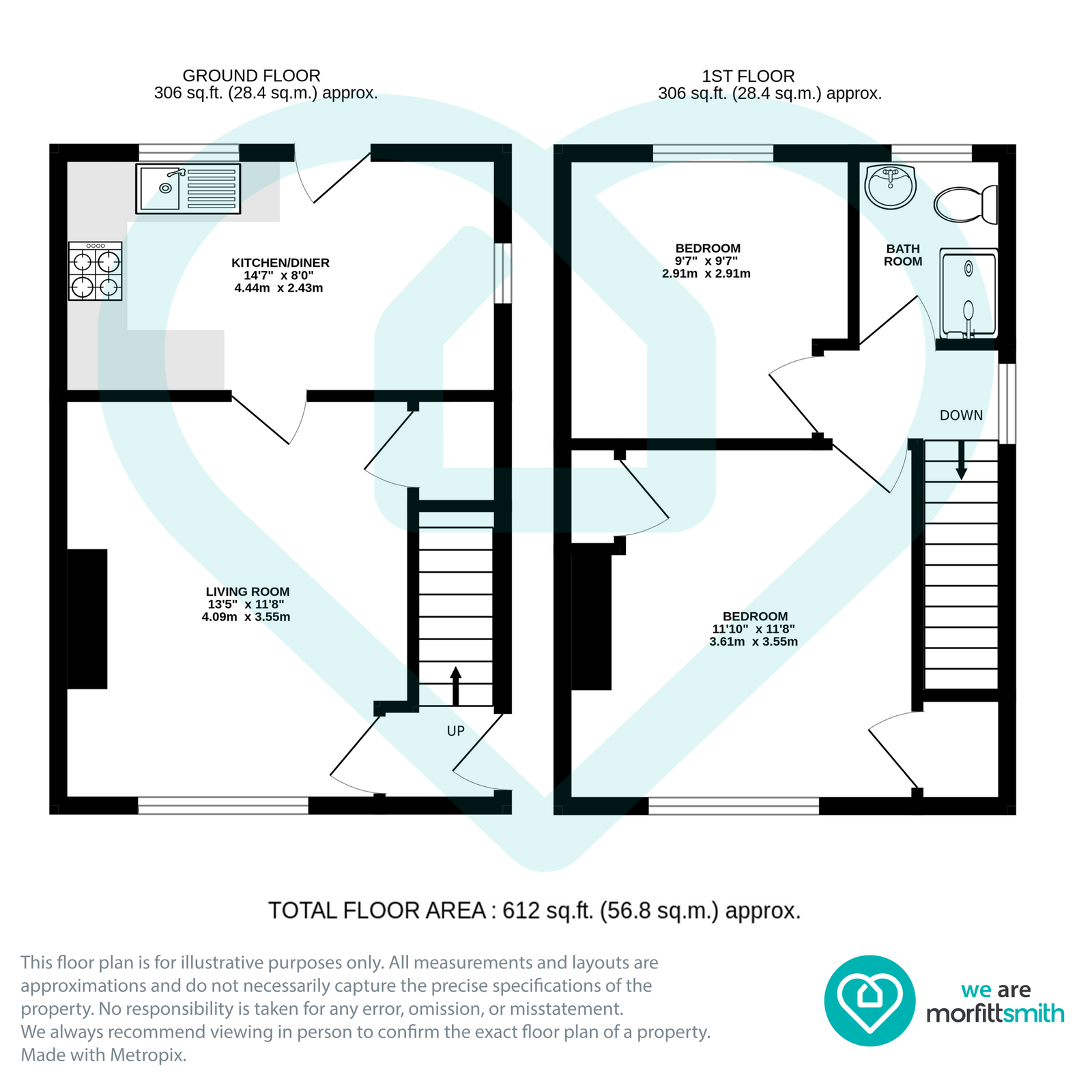 Halliwell Close, Sheffield floorplan