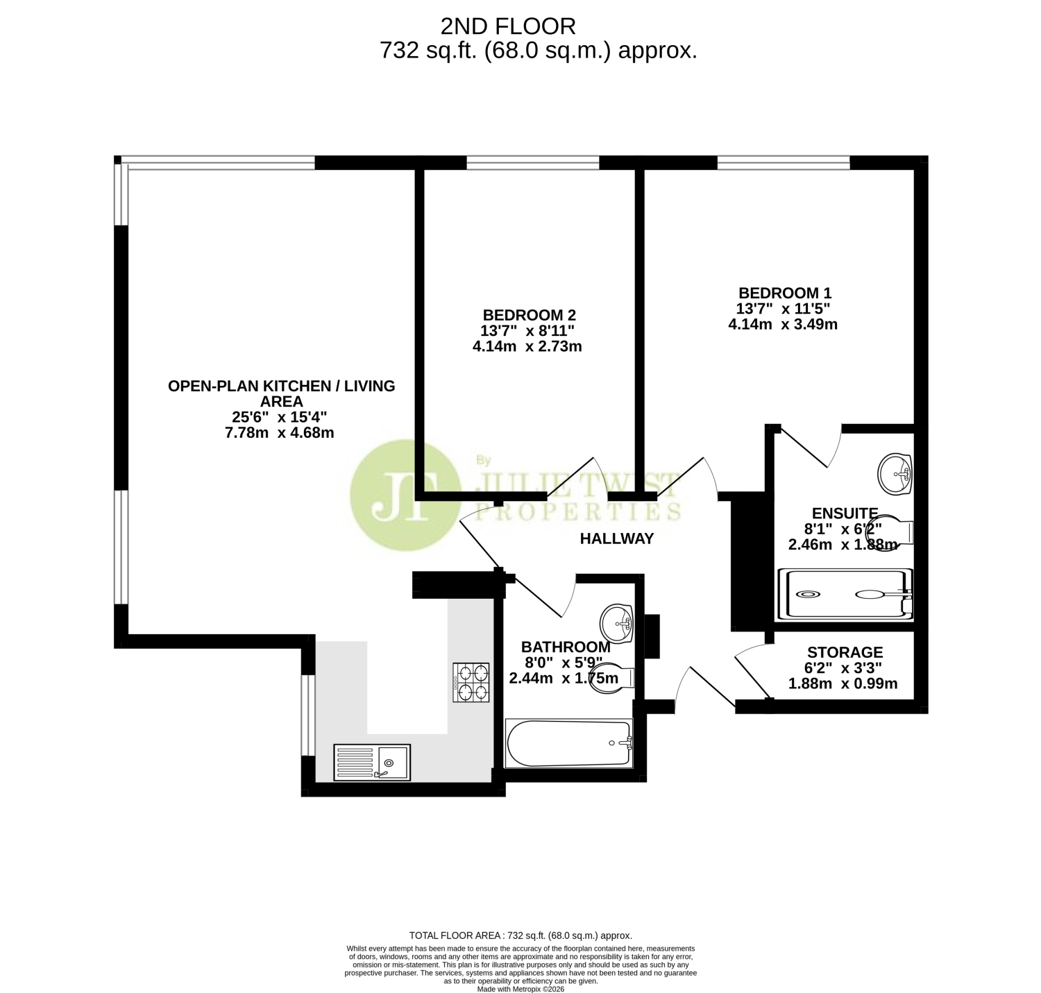Flat 91, 382 Deansgate, Manchester floorplan