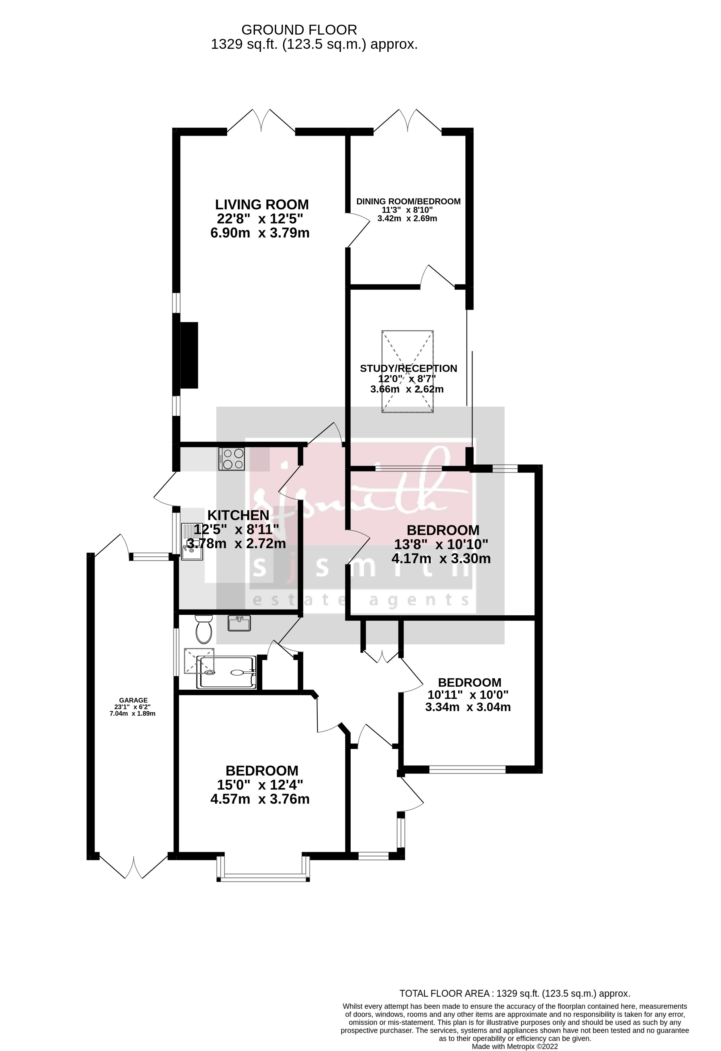 Fordbridge Road, Ashford TW15, 4 bedroom semidetached bungalow for