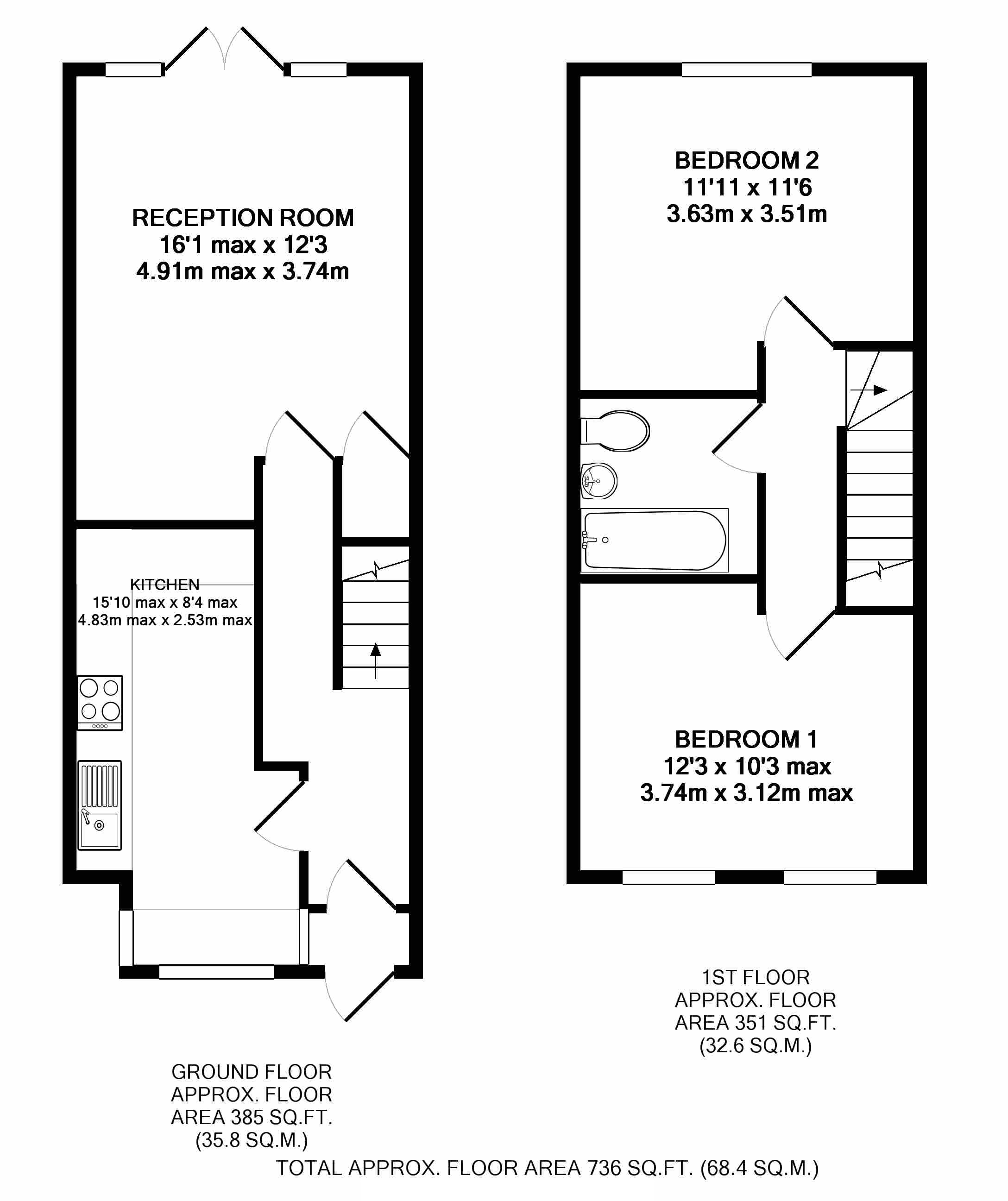 2 Bedrooms Semi-detached house for sale in Natal Road, London SW16