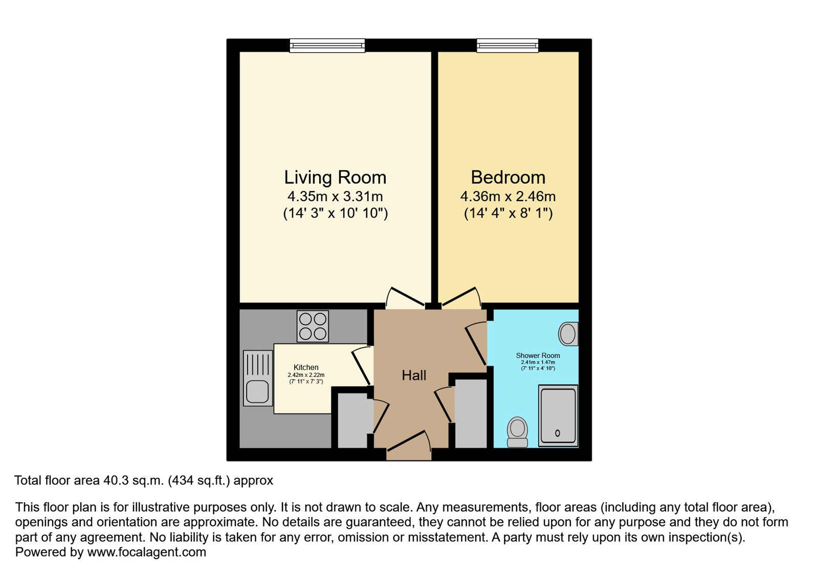 17, Springwood Court, New Romney floorplan
