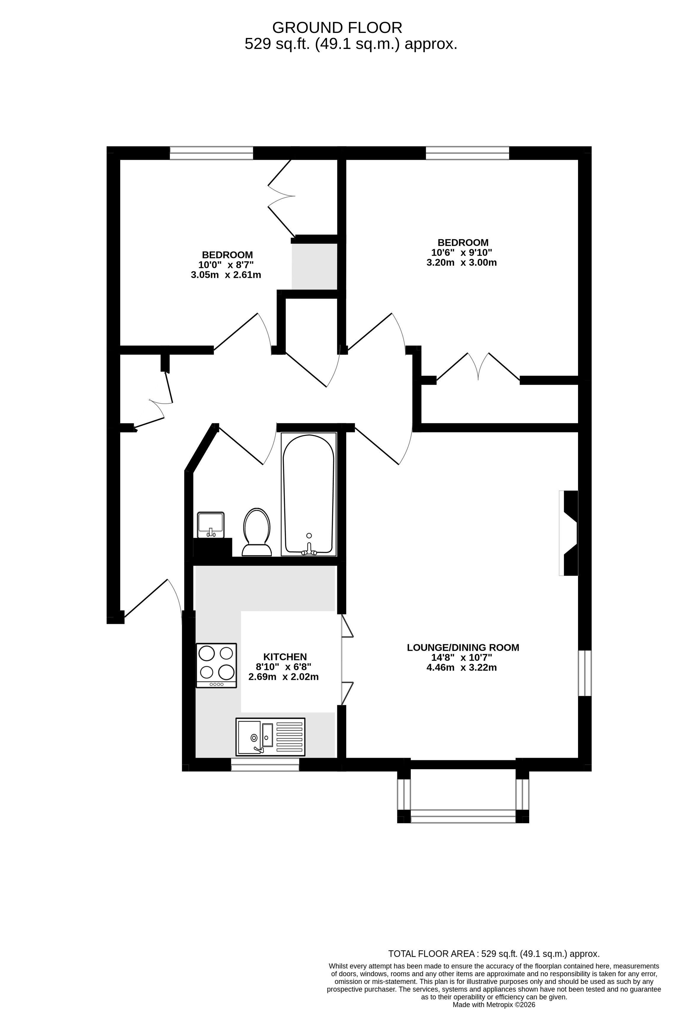 28, Palace Gate, Hook floorplan