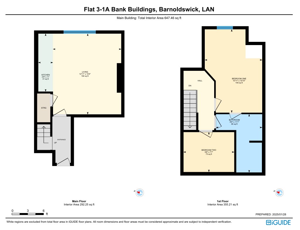Flat 3, 1A, Bank Buildings, Lancashire floorplan