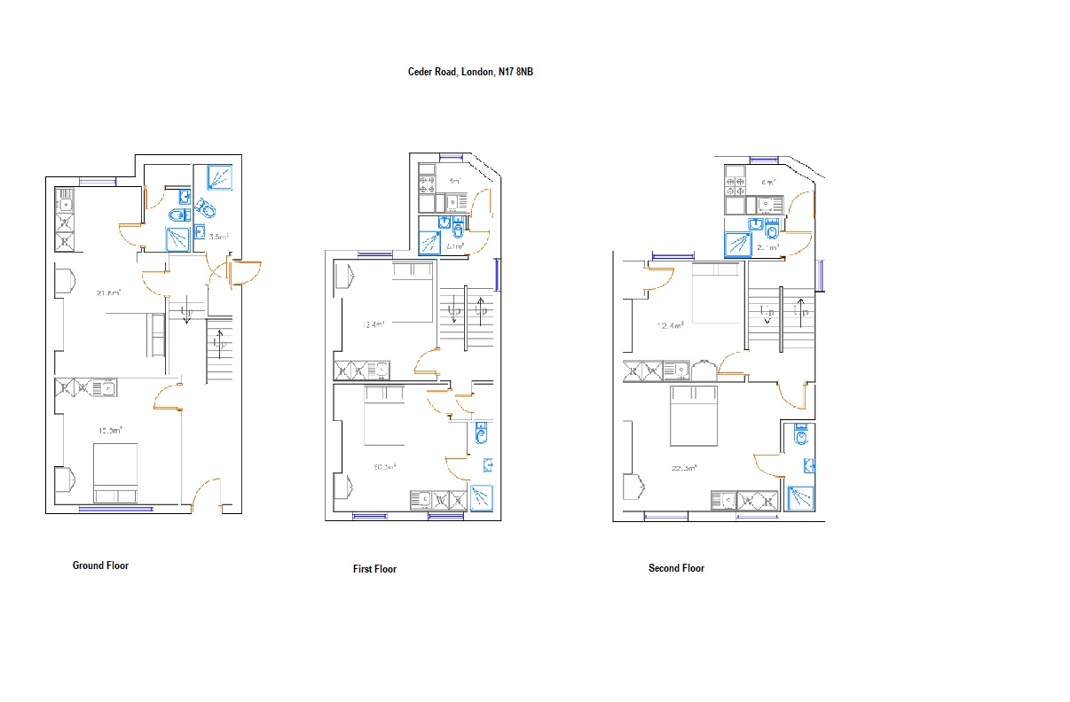 10, Cedar Road, London floorplan