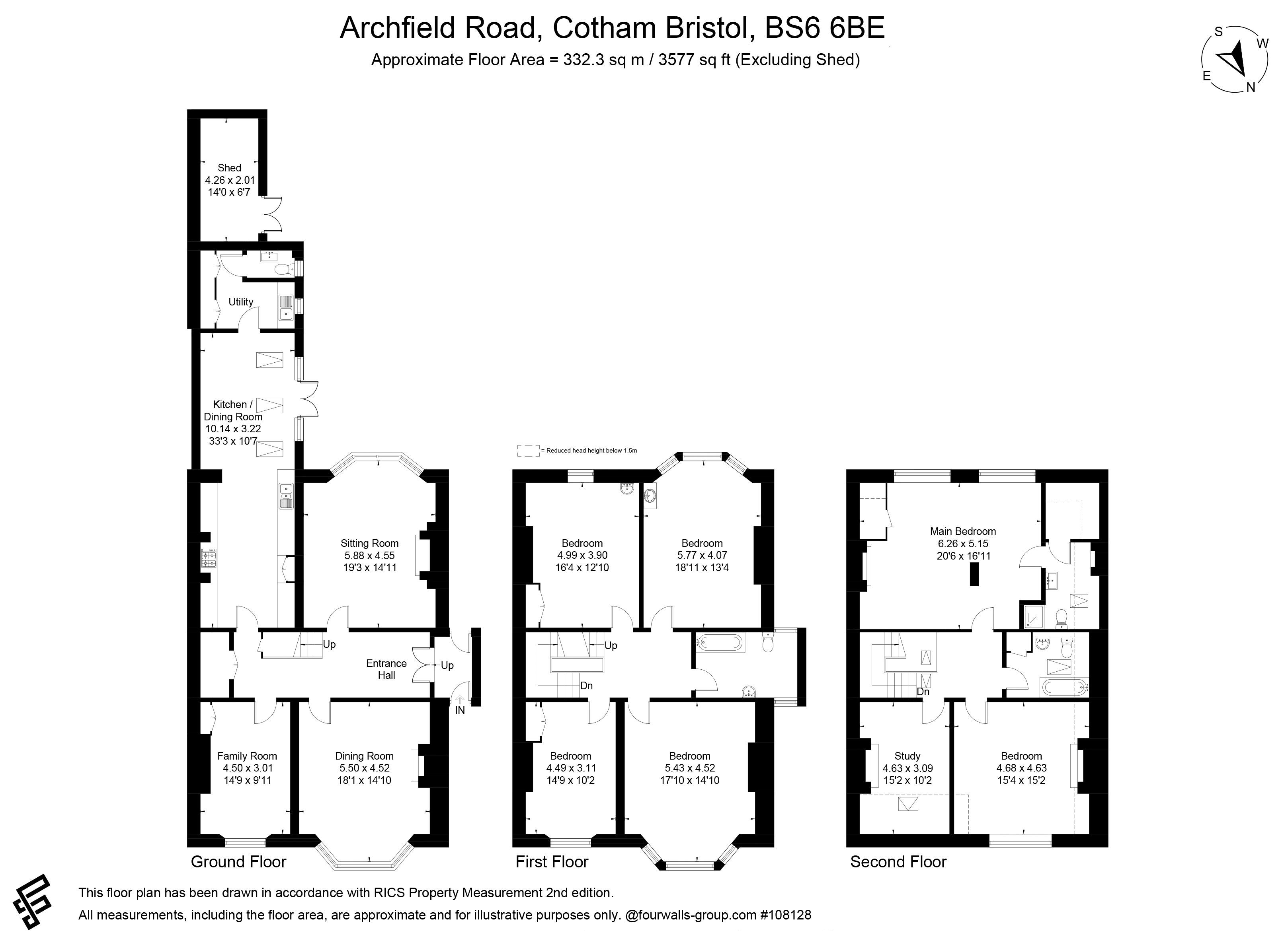 34, Archfield Road, Bristol floorplan