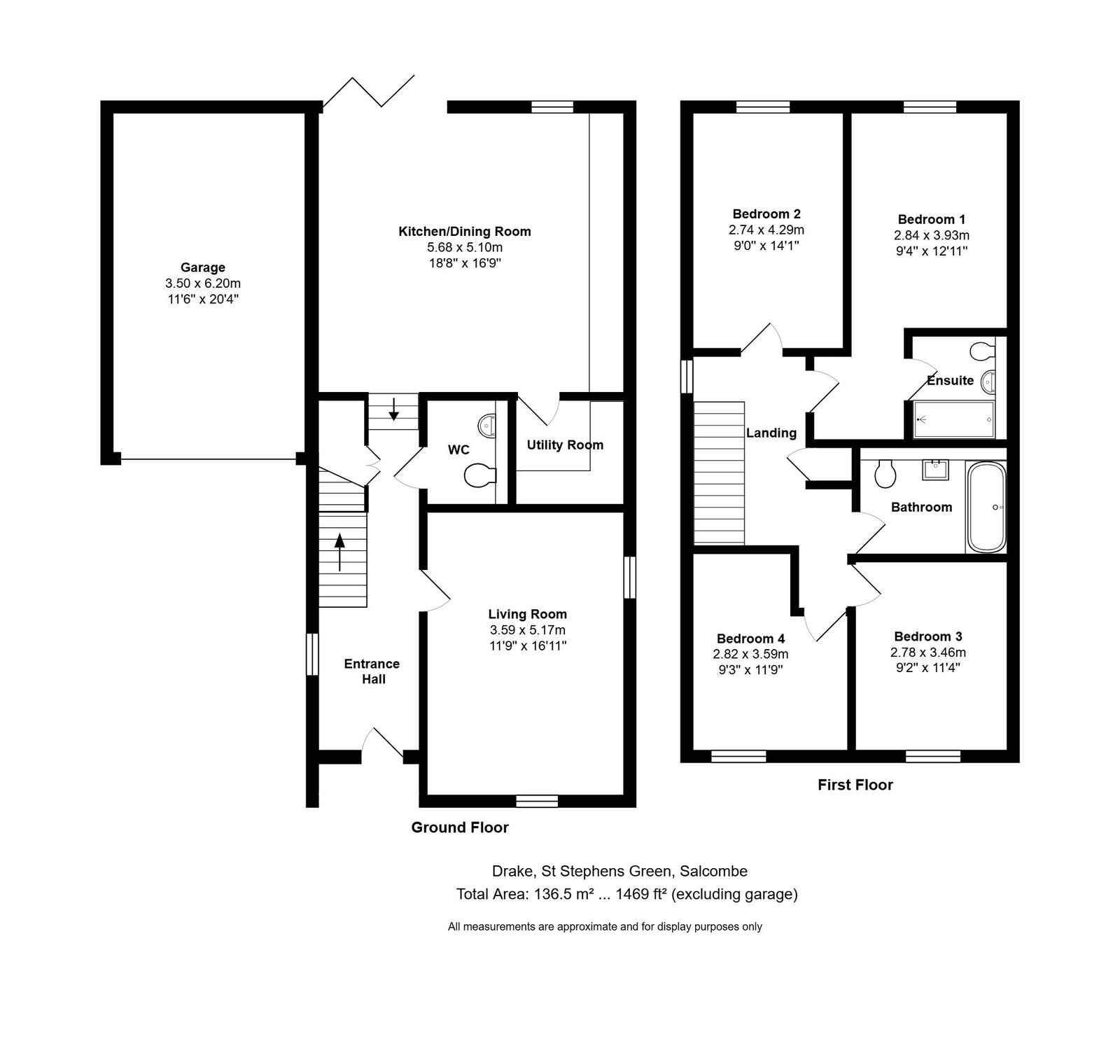 6, St Stephen's Green, Salcombe floorplan