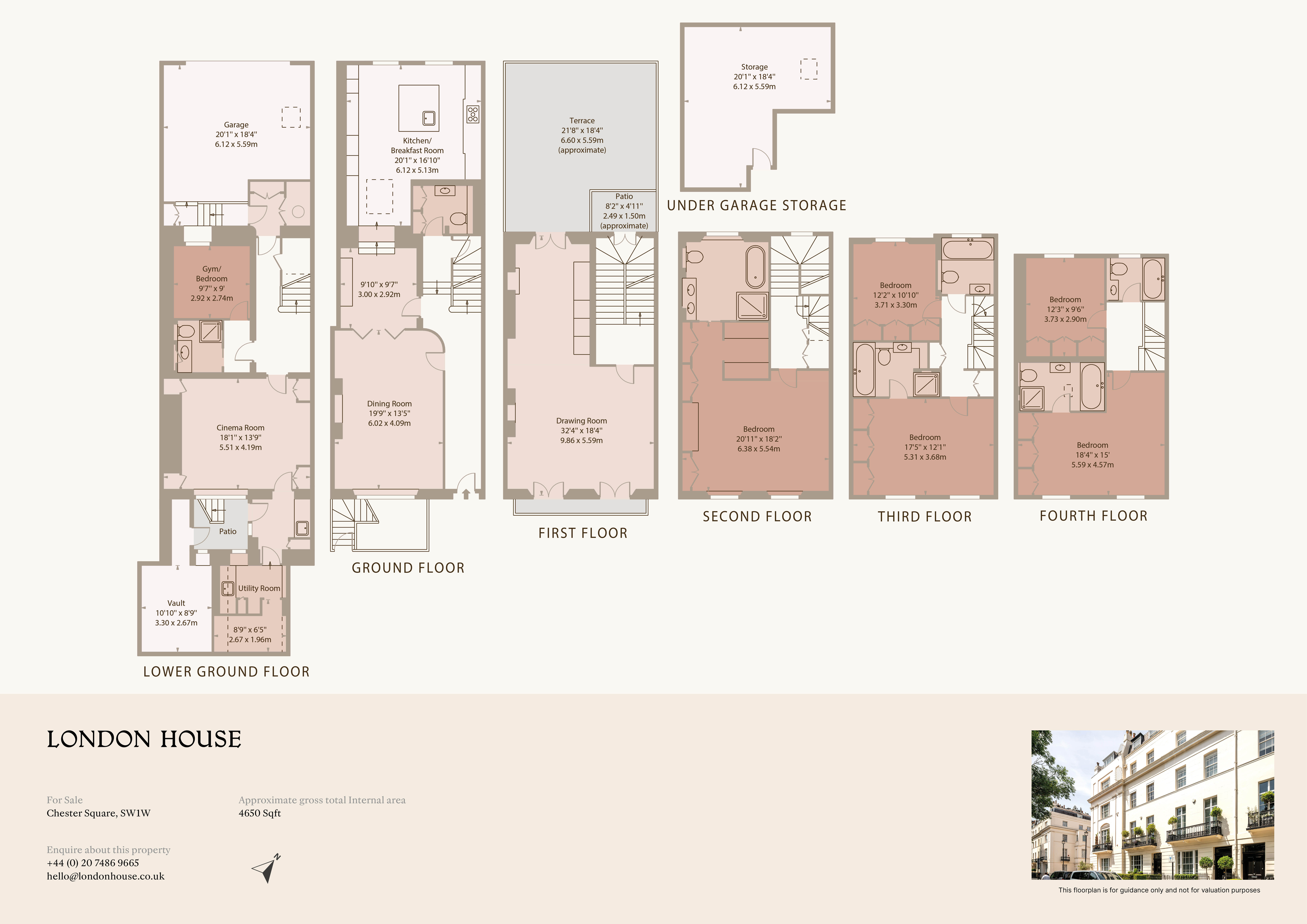 12, Chester Square, Belgravia floorplan