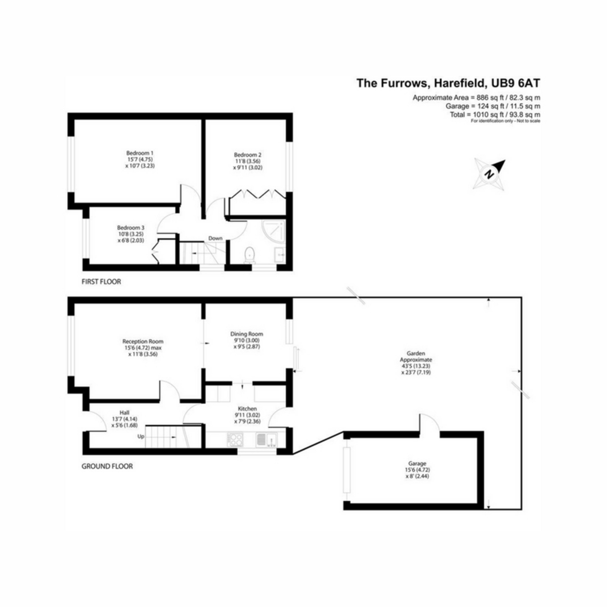 19, The Furrows, Harefield floorplan