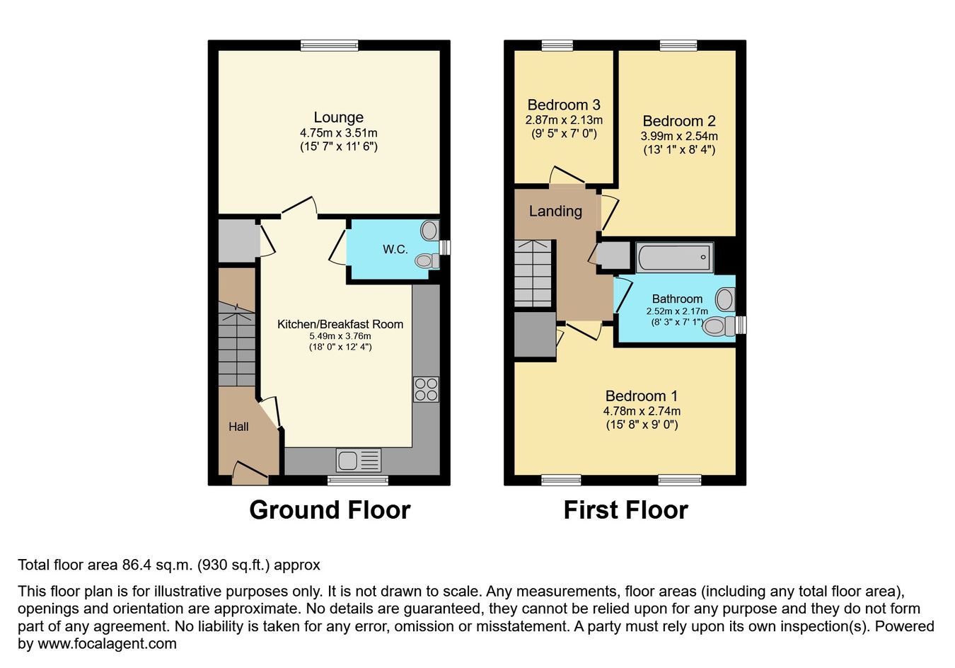30, Ashorne Close, Coventry floorplan