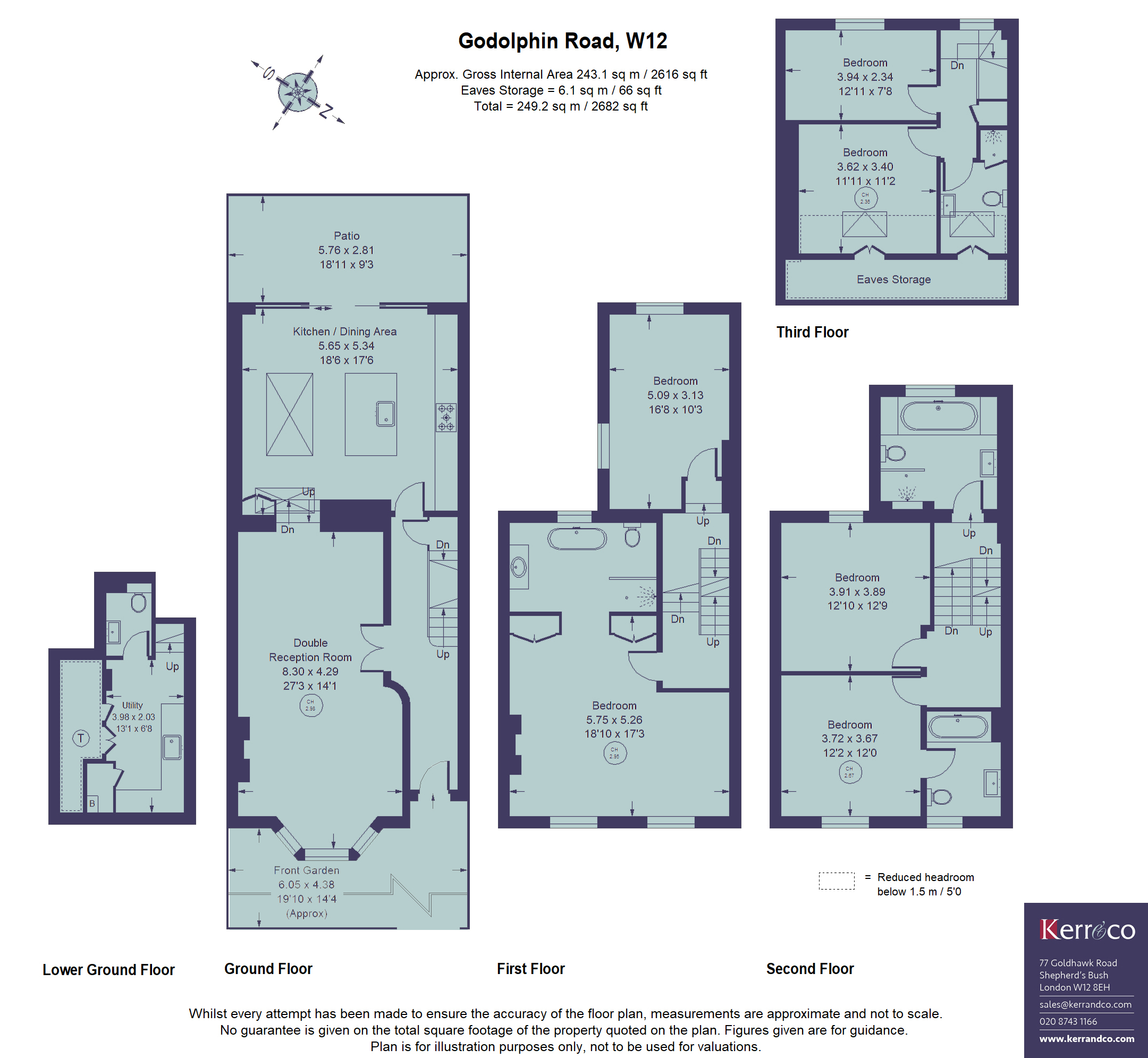 110, Godolphin Road, Shepherd's Bush W12 floorplan