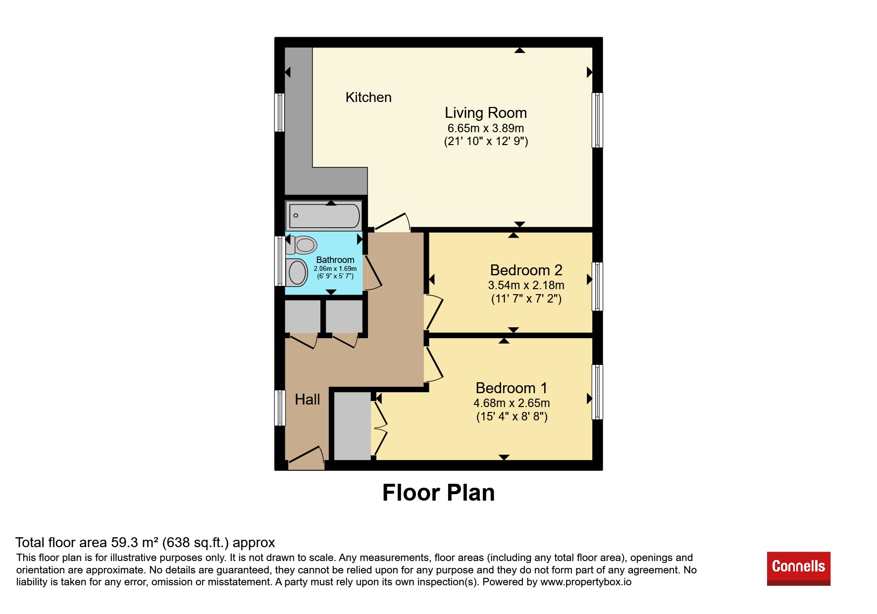 158, Oak Leaze, Bristol floorplan