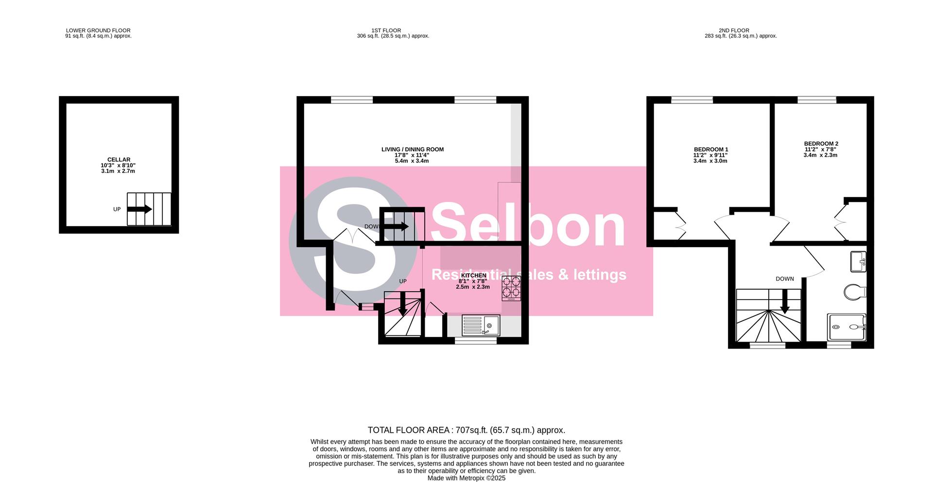 1, West Street, Hook floorplan