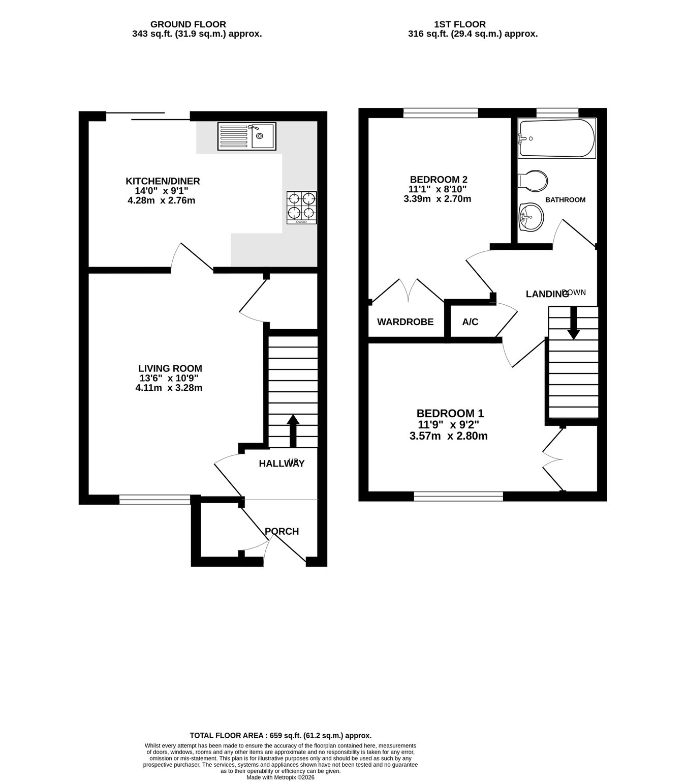 9, Eliot Close, Thatcham floorplan