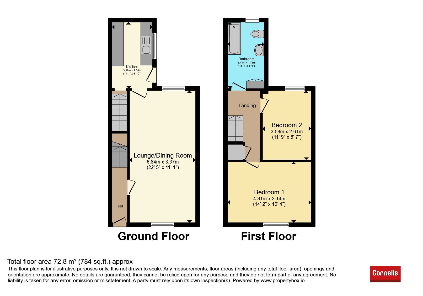 39, Alcombe Road, Northampton floorplan