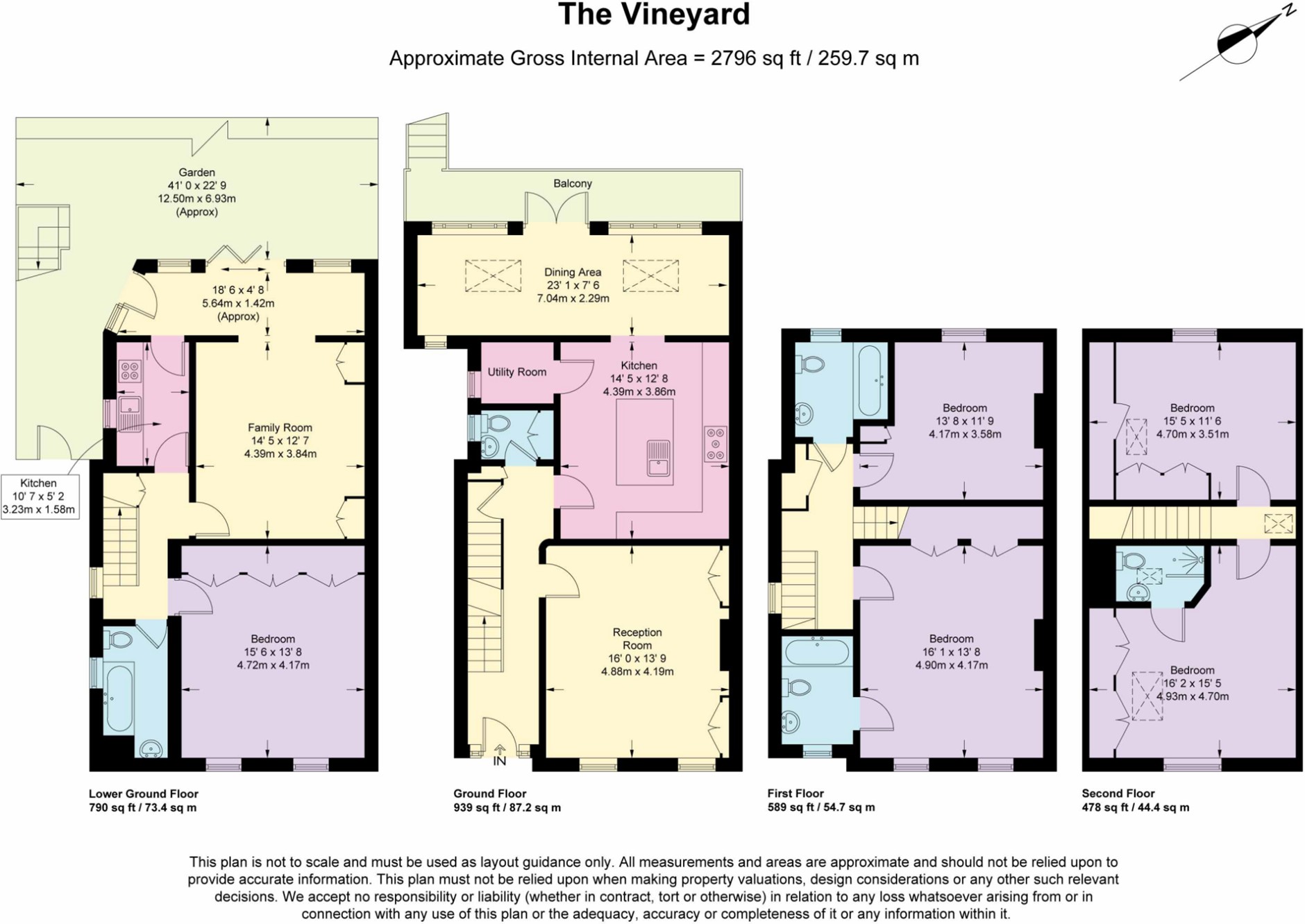 48, The Vineyard, Richmond floorplan