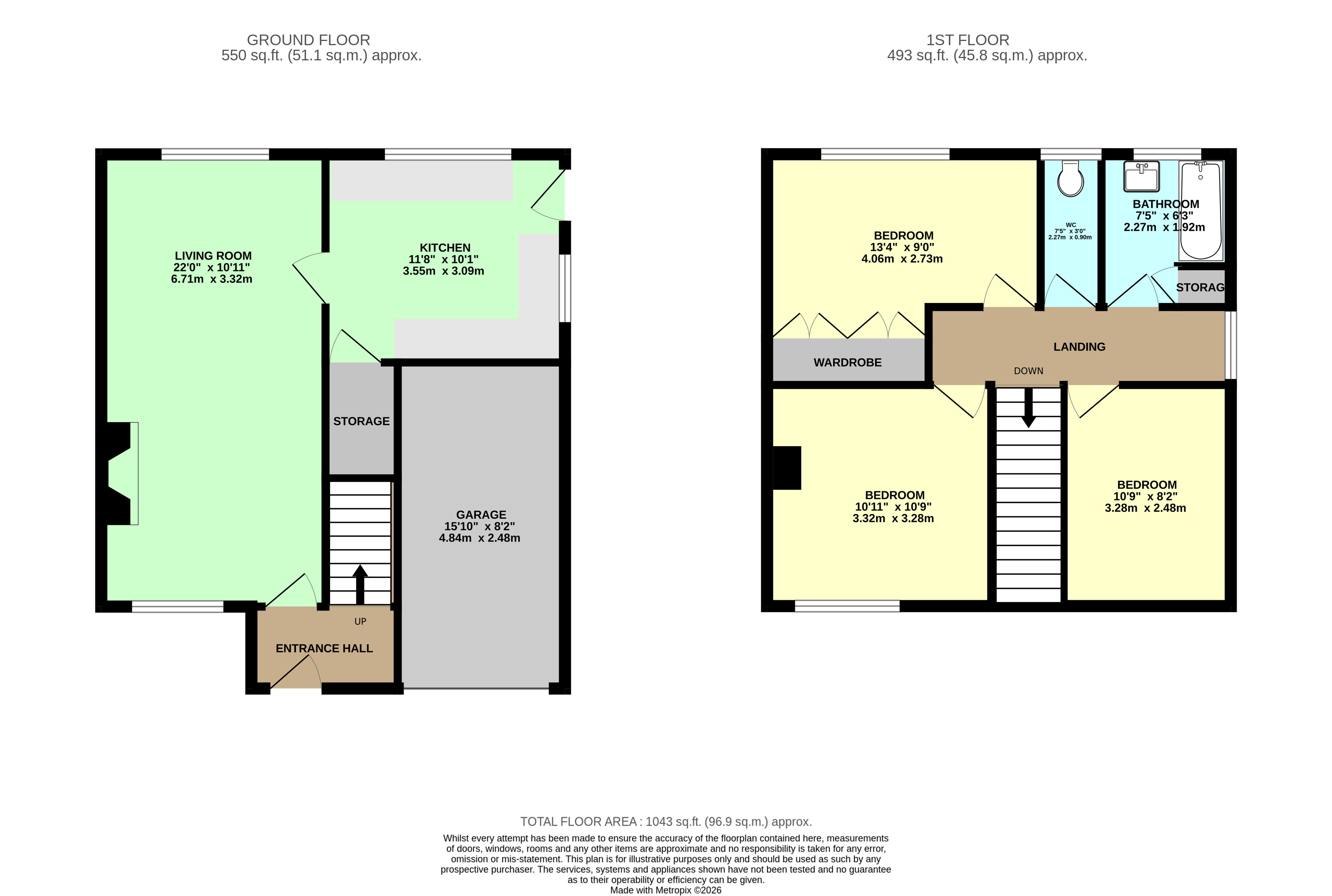 Crookesbroom Lane, Doncaster floorplan