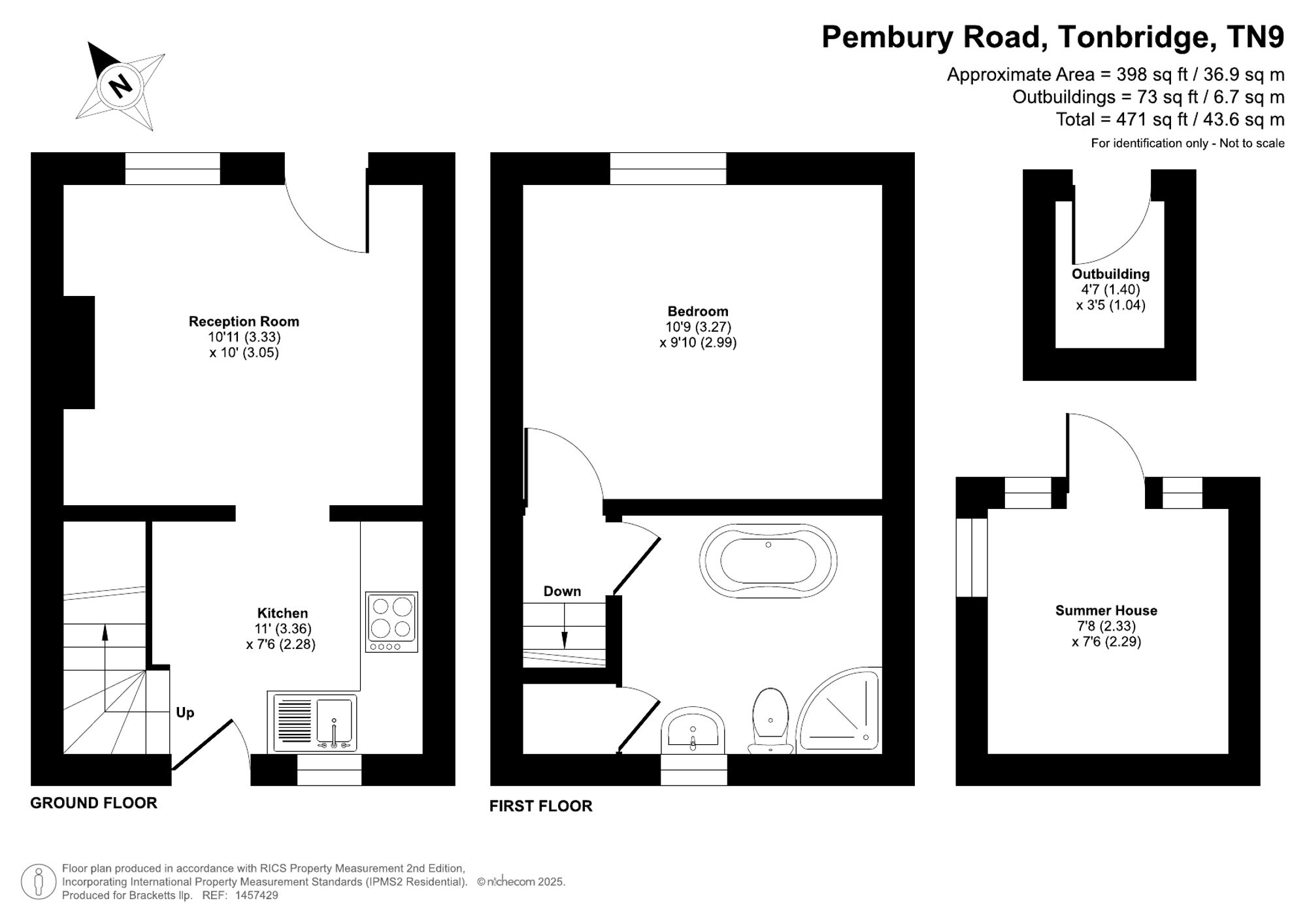 94 Pembury Road, Tonbridge floorplan