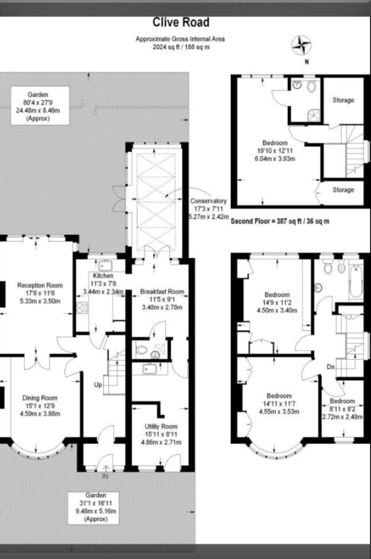 4 Bedrooms Semi-detached house to rent in Clive Road, Twickenham TW1