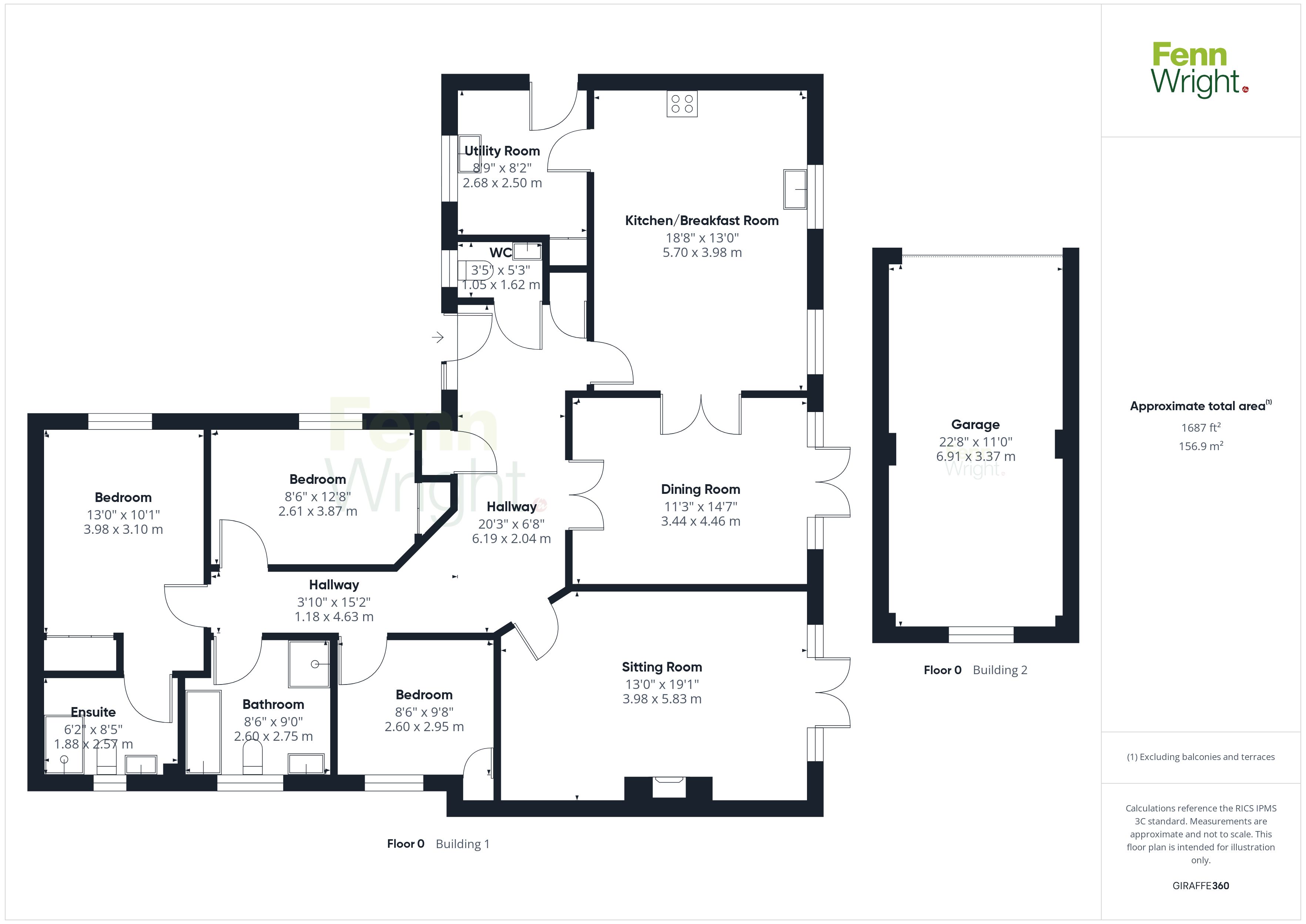 1a,, The Walnuts, Woodbridge floorplan