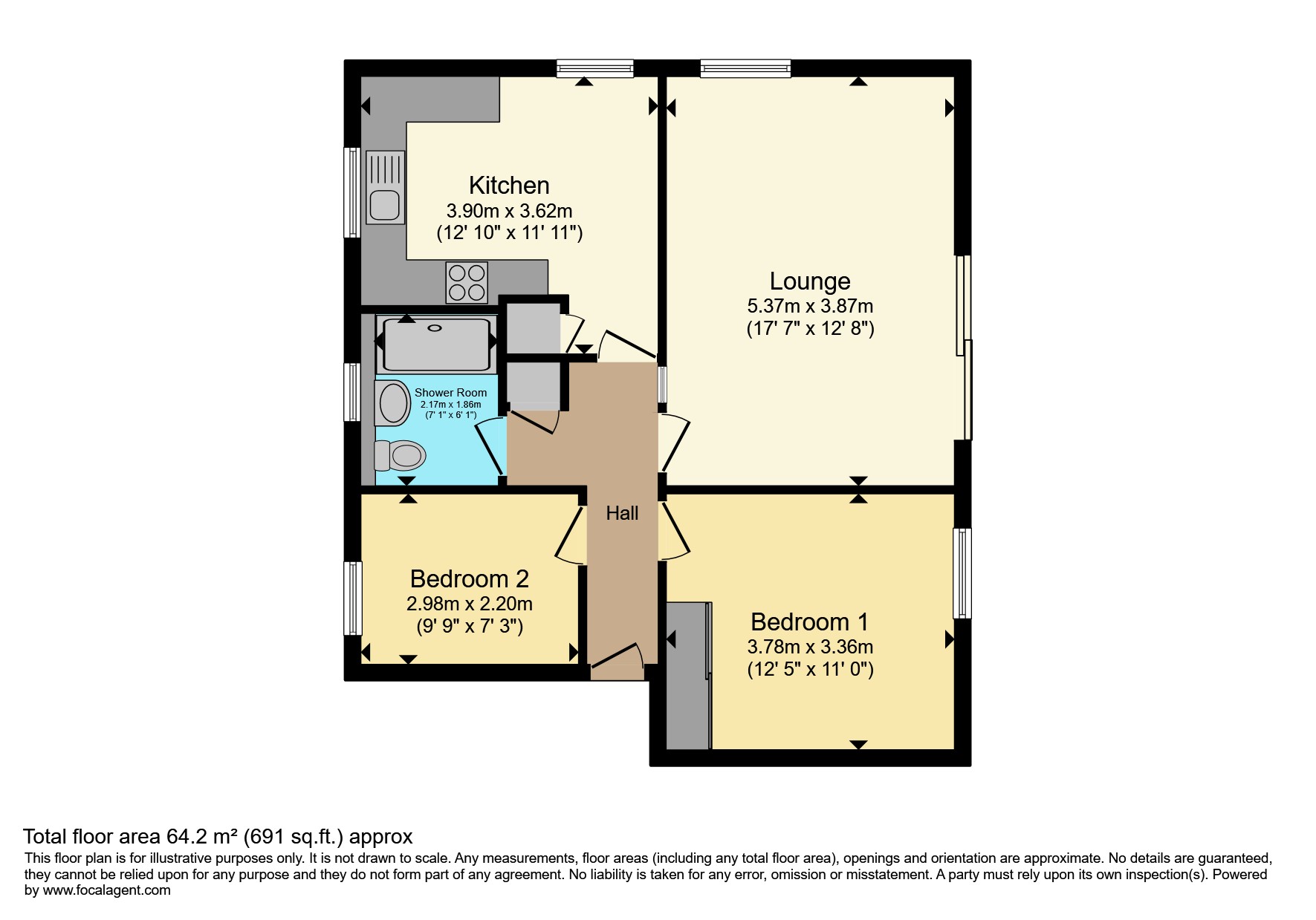 77, Fallowfield, Sittingbourne floorplan