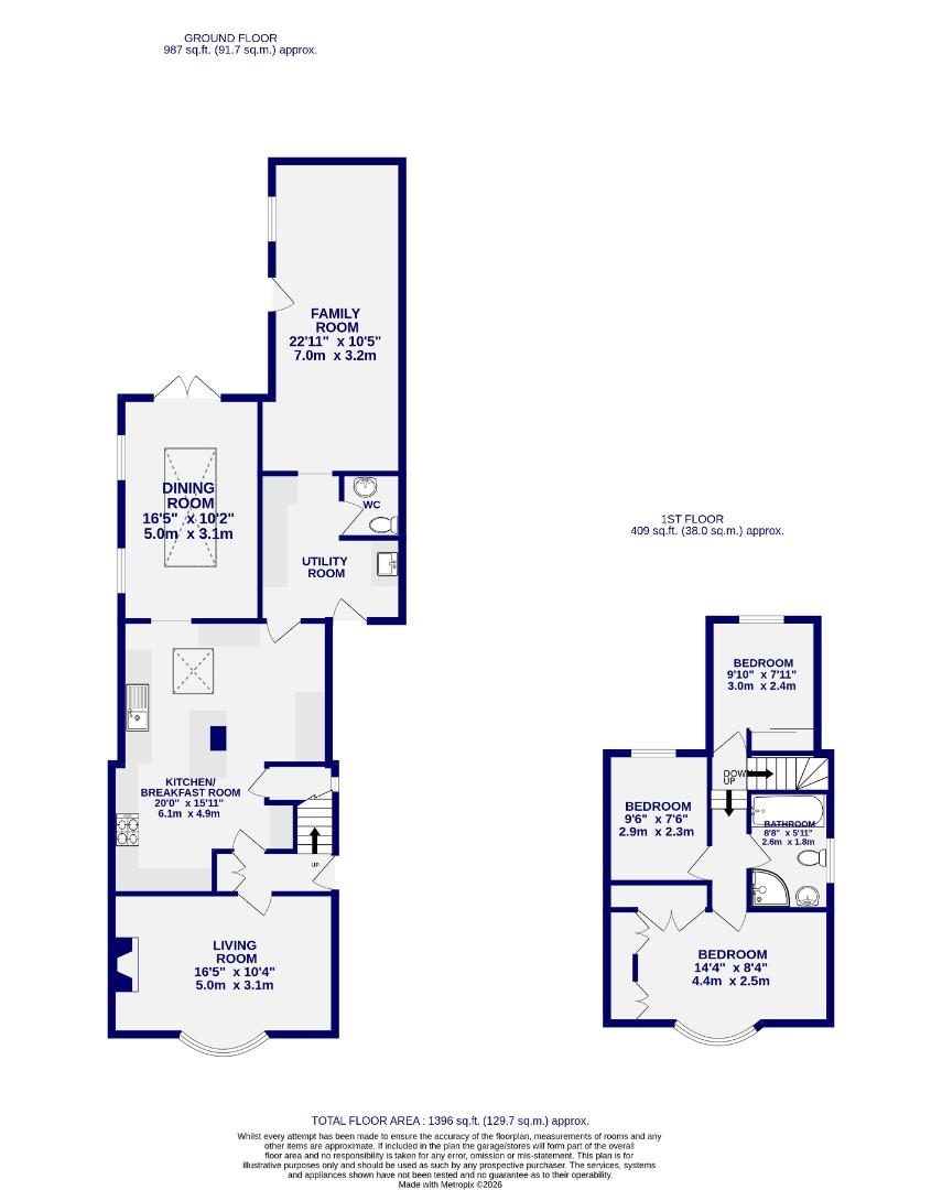 17, Langdale Avenue, York floorplan