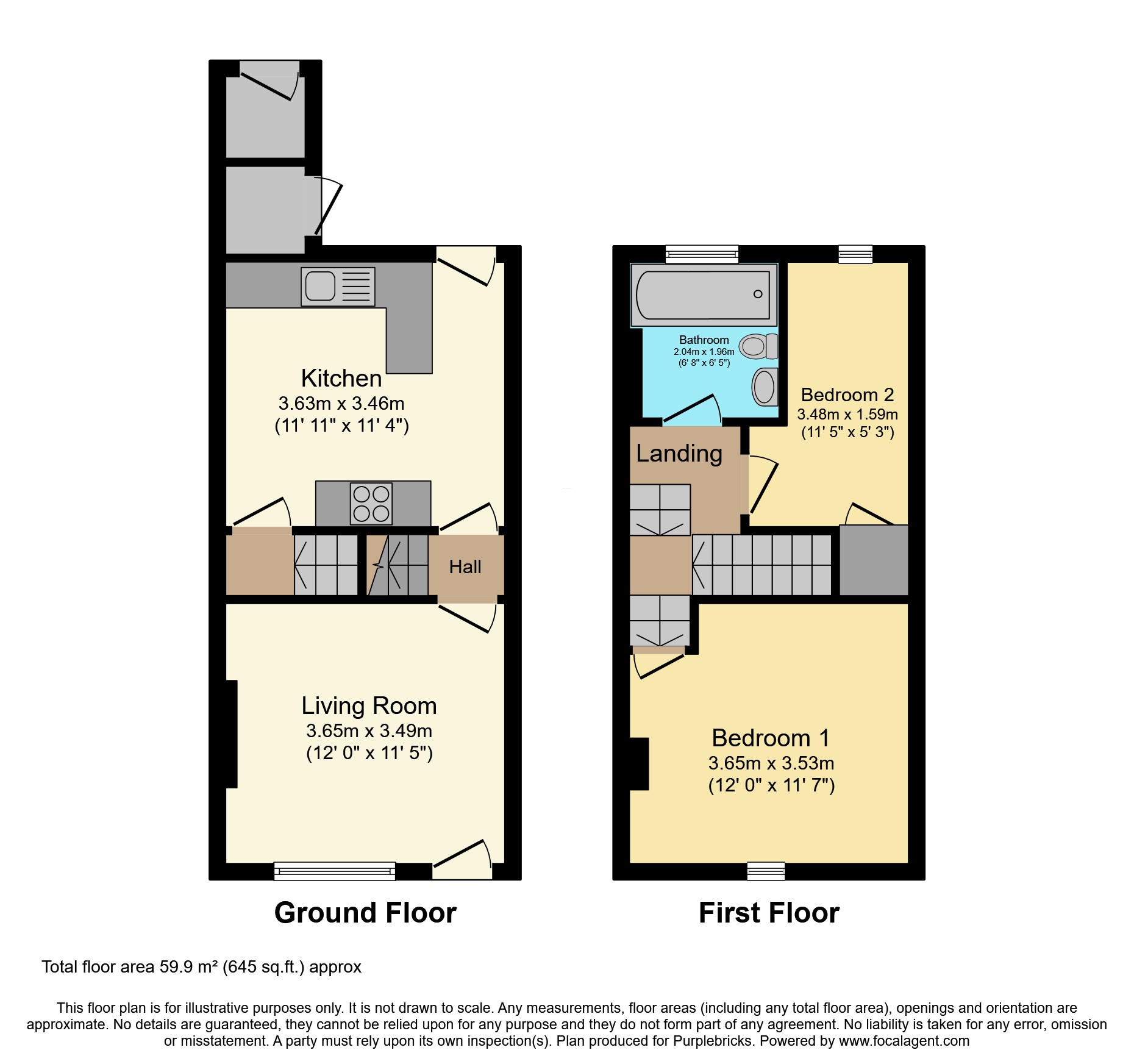 31, Charles Street, Doncaster floorplan