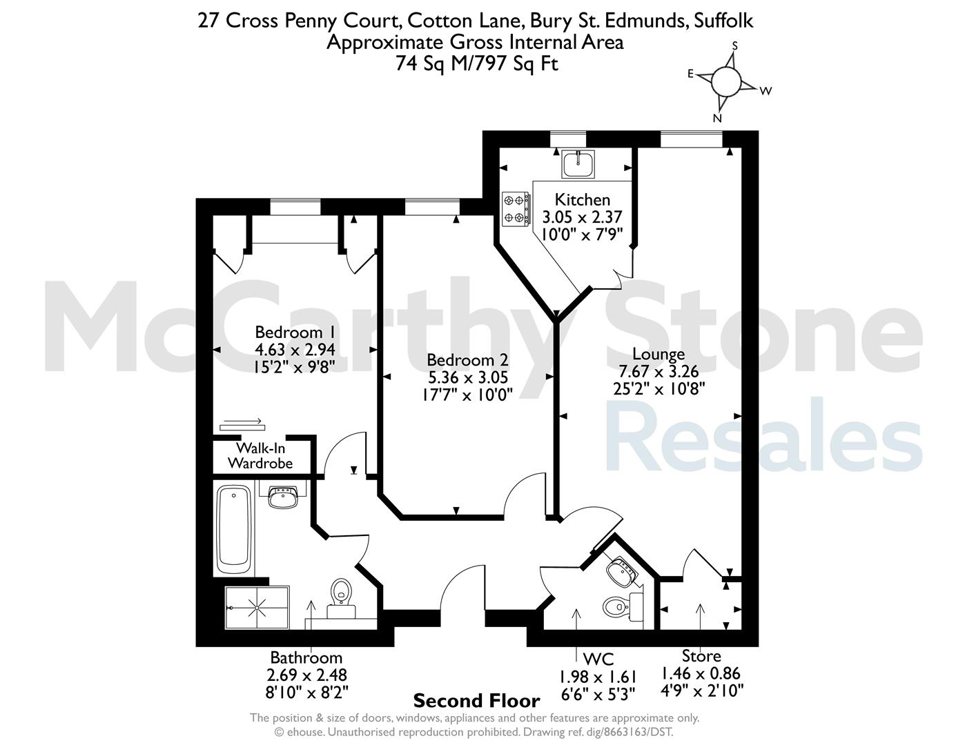27 Cross Penny Court, Cotton Lane, Bury St. Edmunds floorplan