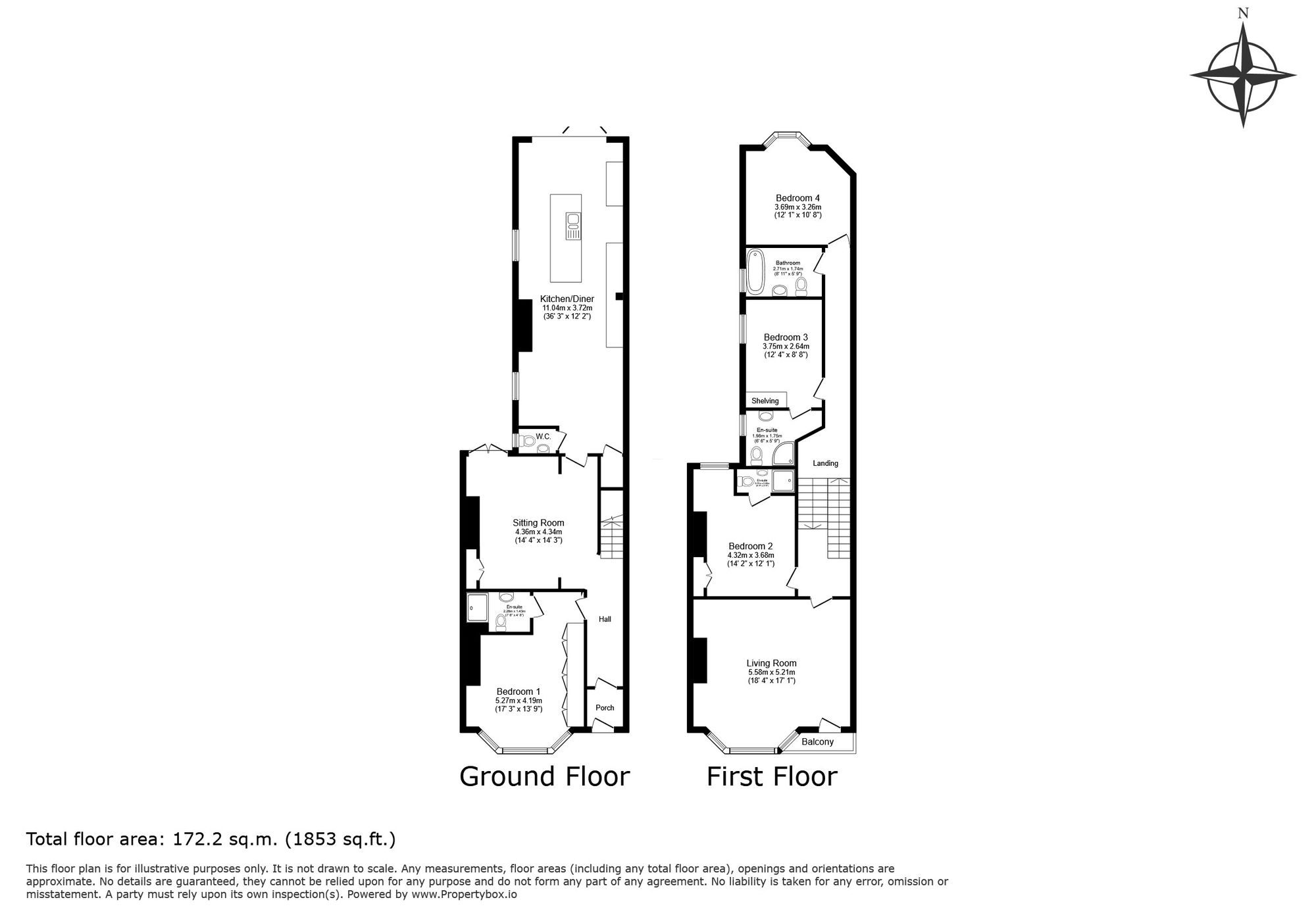 175 Brighton Road, Worthing floorplan