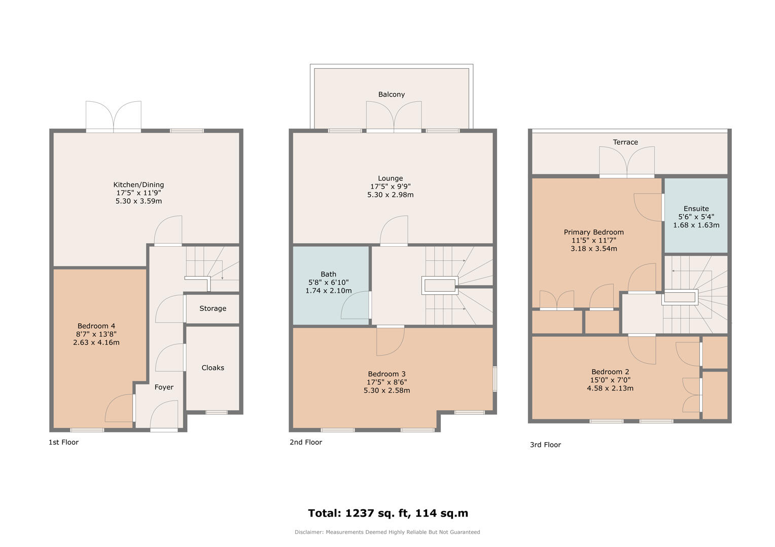 5, Bullock Crescent, Woking floorplan