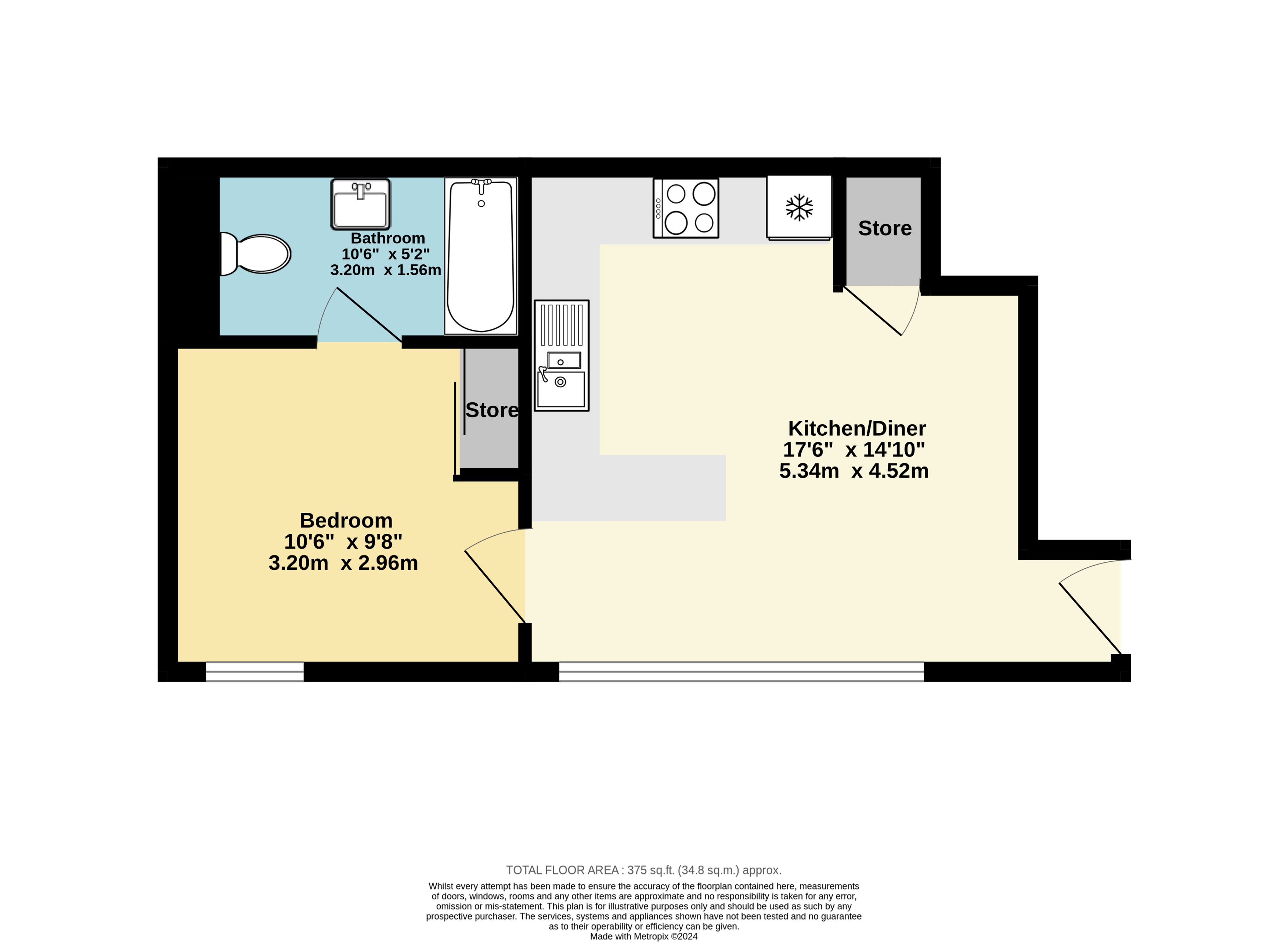 Elmsted Barn, Flat 1, Kilndown Place, Canterbury floorplan