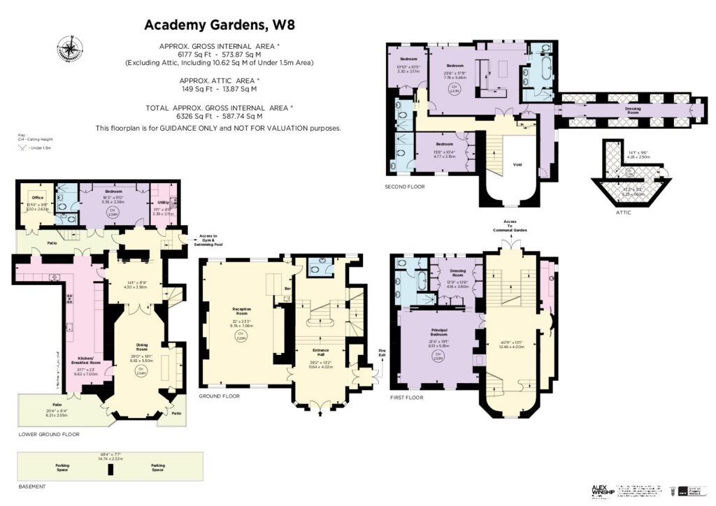 5, Academy Gardens, London floorplan