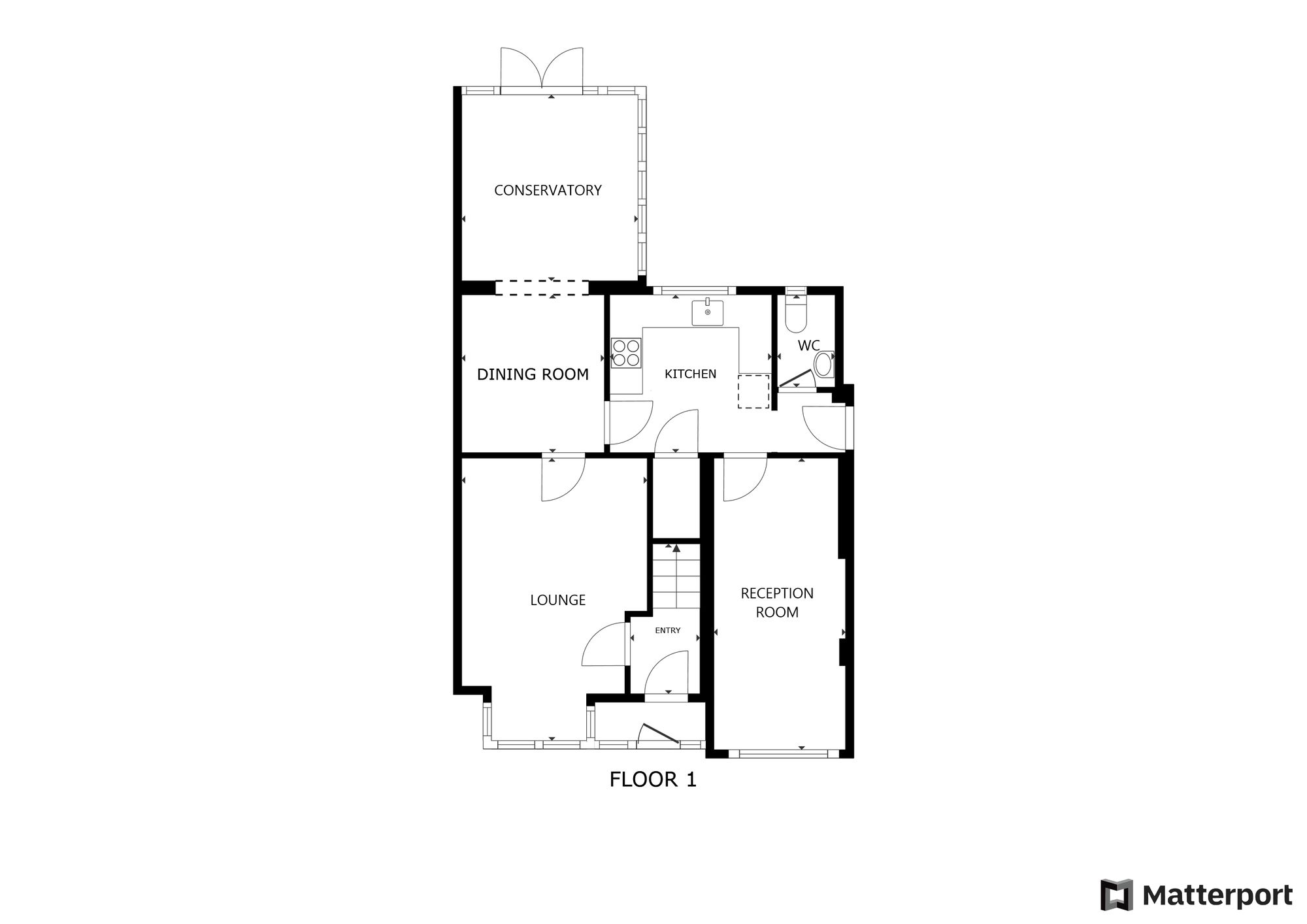 26 Cooper Gardens, Leicester floorplan