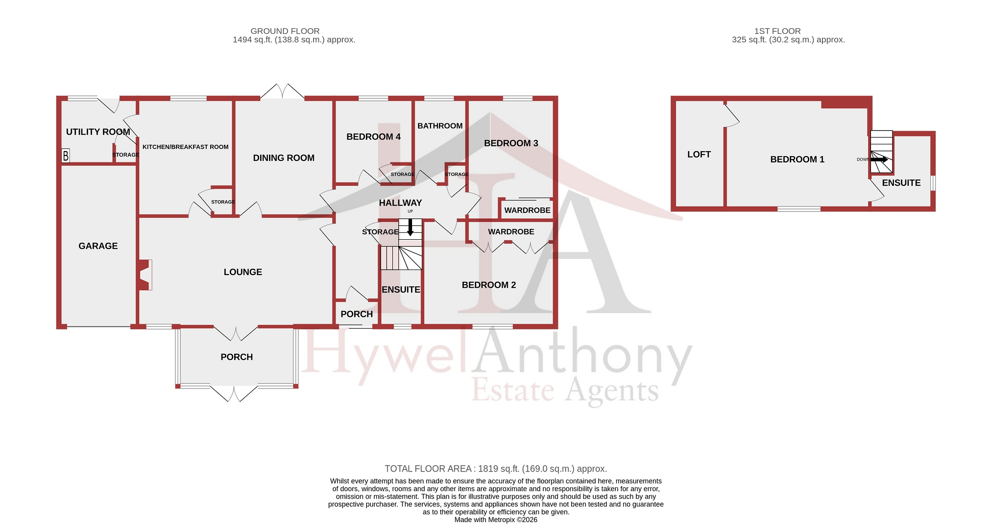 7, Gelli Deg, Porth floorplan
