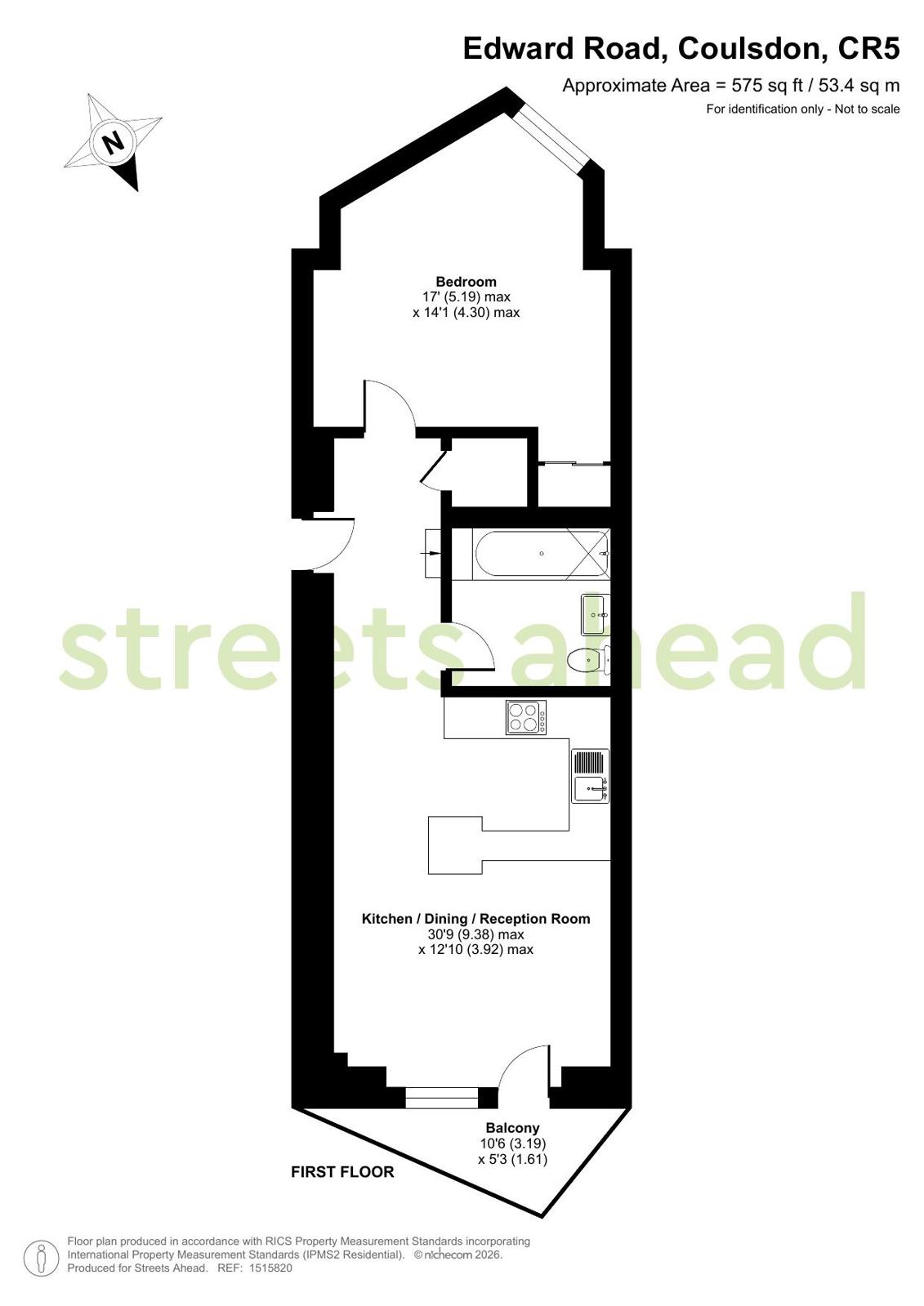 81, Edward Road, Coulsdon floorplan