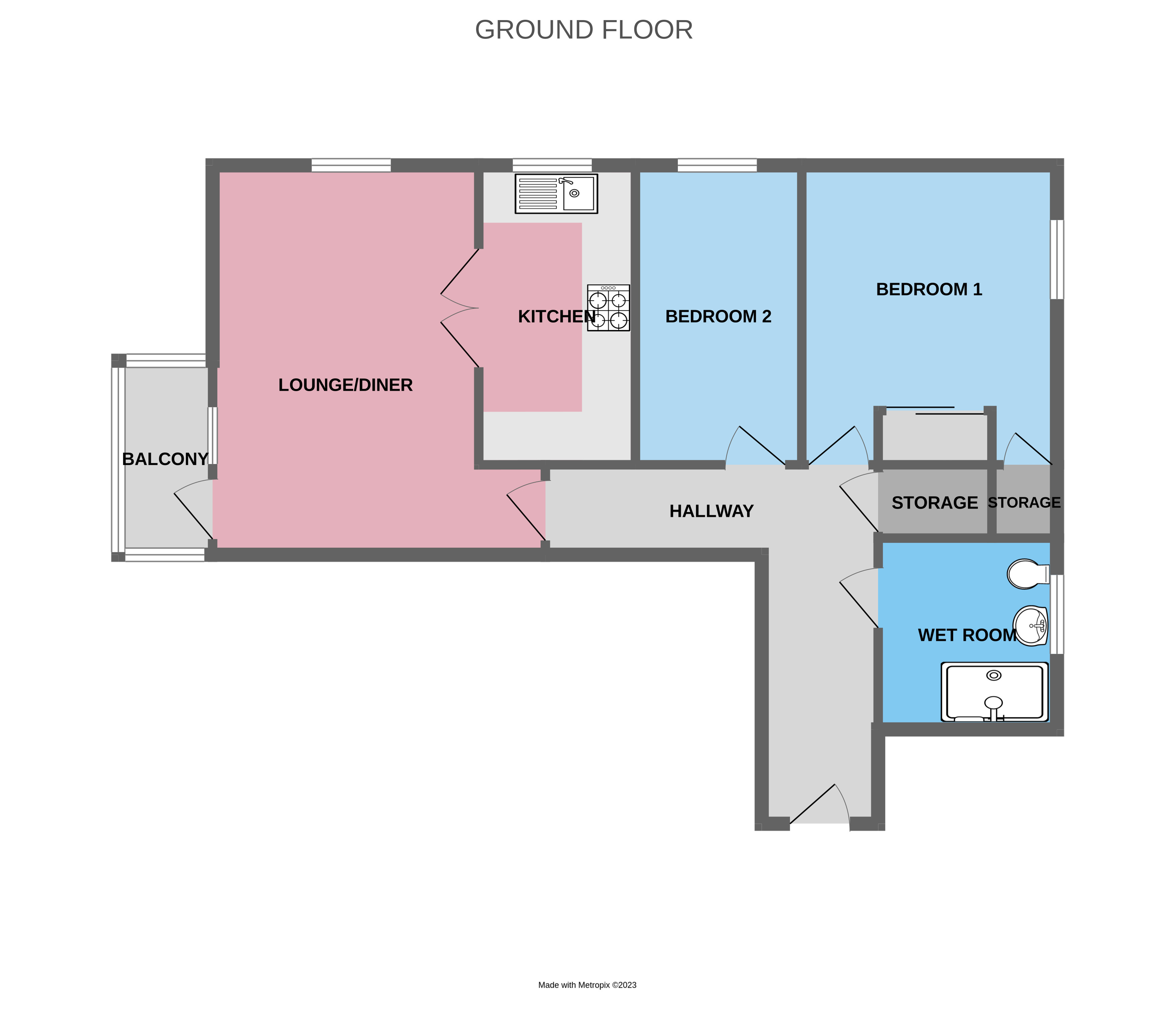 Swallow Place, Lyne Hill, Penkridge, Stafford ST19, 2 bedroom flat for