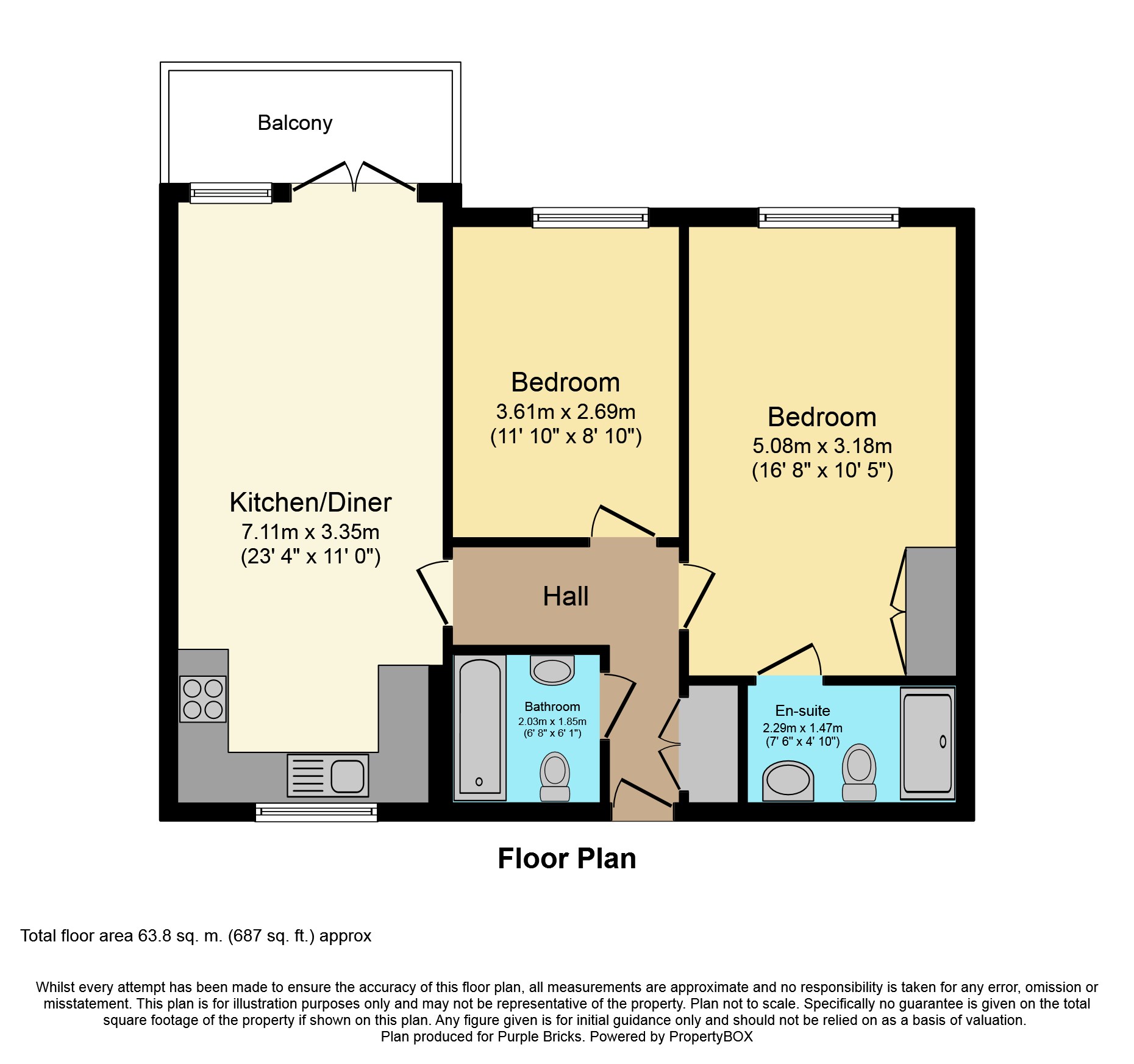 2 Bedrooms Flat for sale in Rollason Way, Brentwood CM14