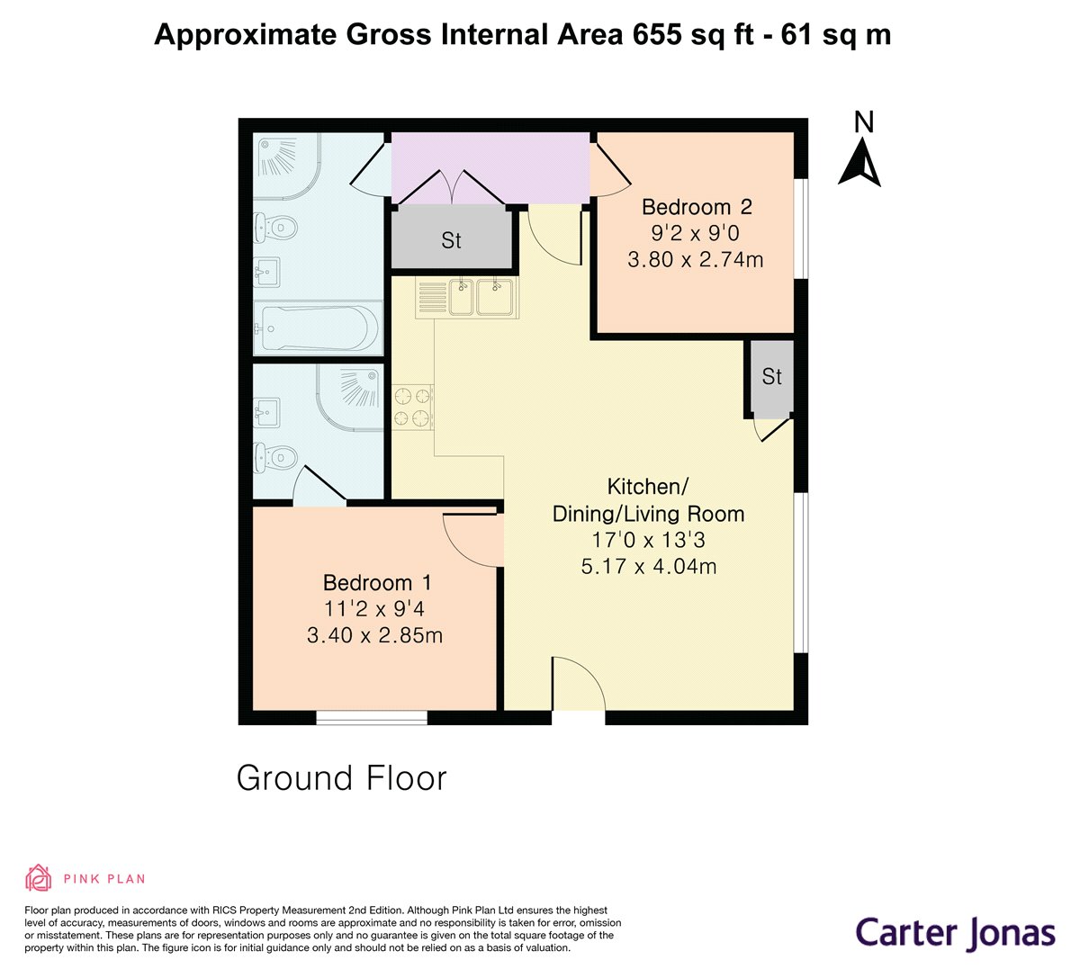 2 Sansoms Court,, Shipton Road, Oxfordshire floorplan